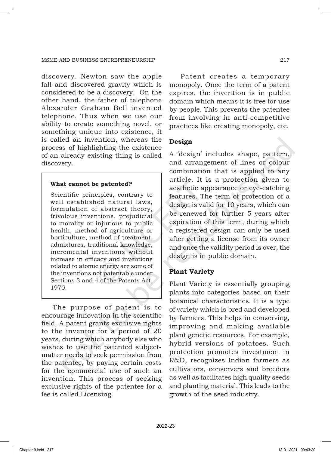 NCERT Book for Class 11 Business Studies Chapter 9 Small Business - Page 14