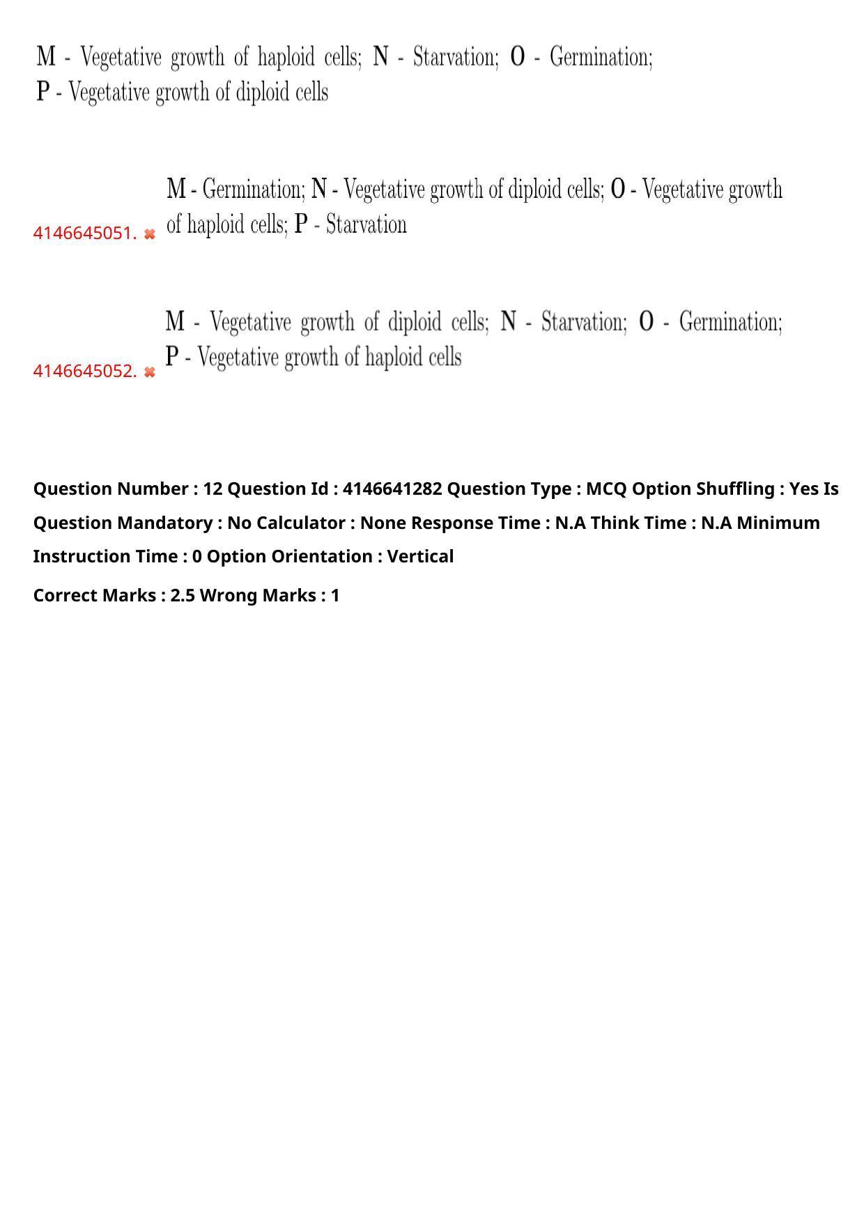 NEST 2023 Shift 2 Question Paper with Answer Keys - Page 18