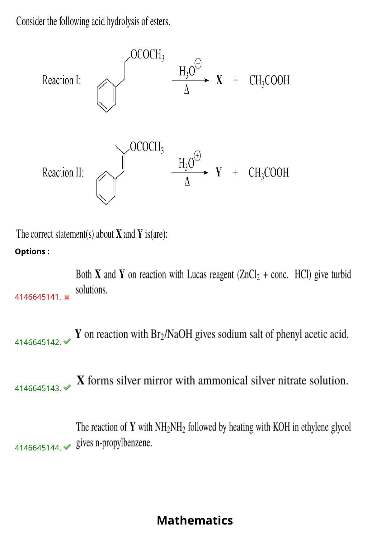 NEST 2023 Shift 2 Question Paper with Answer Keys - Page 45