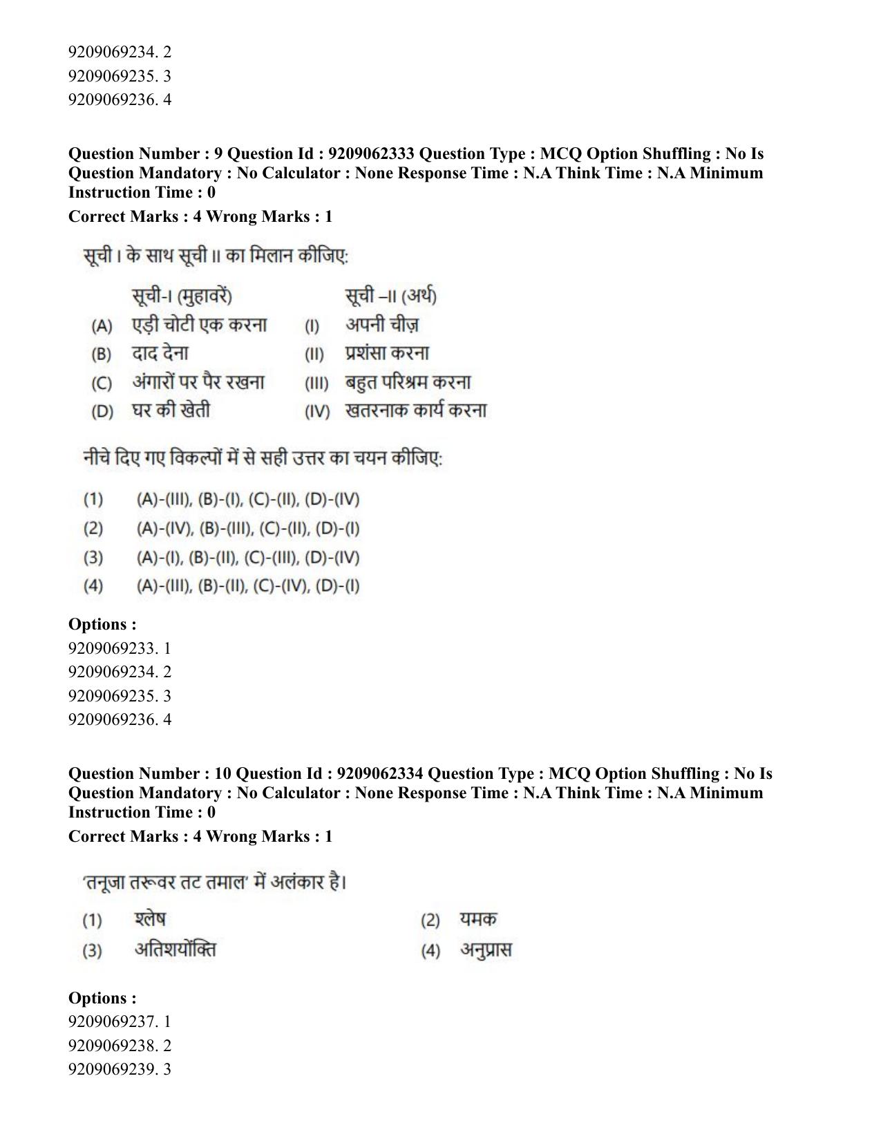 CUET PG 2023: LAQP14 – Hispanic (Hindi)-Shift-2 (06-06-2023) Question Paper - Page 15