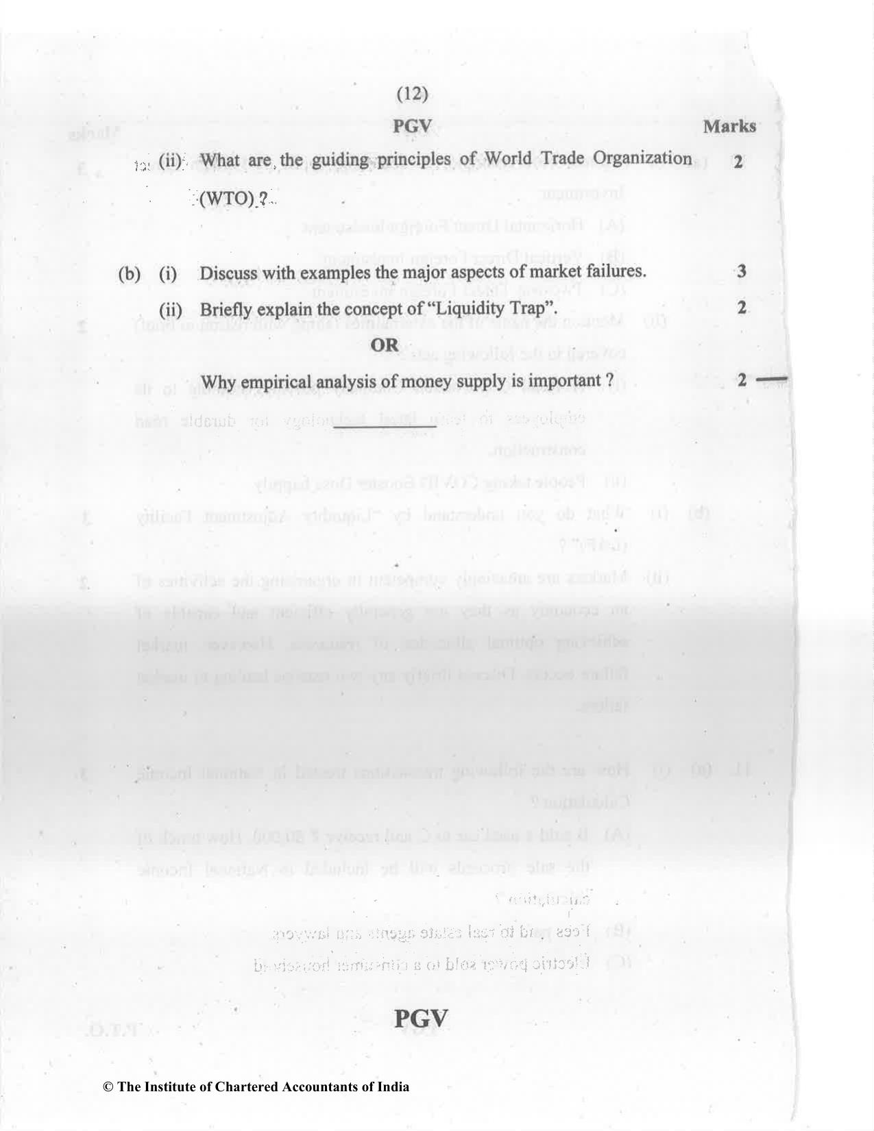 CA Inter Nov 2022 Question Paper - Paper 8 – Financial Management & Economics for Finance - Page 12