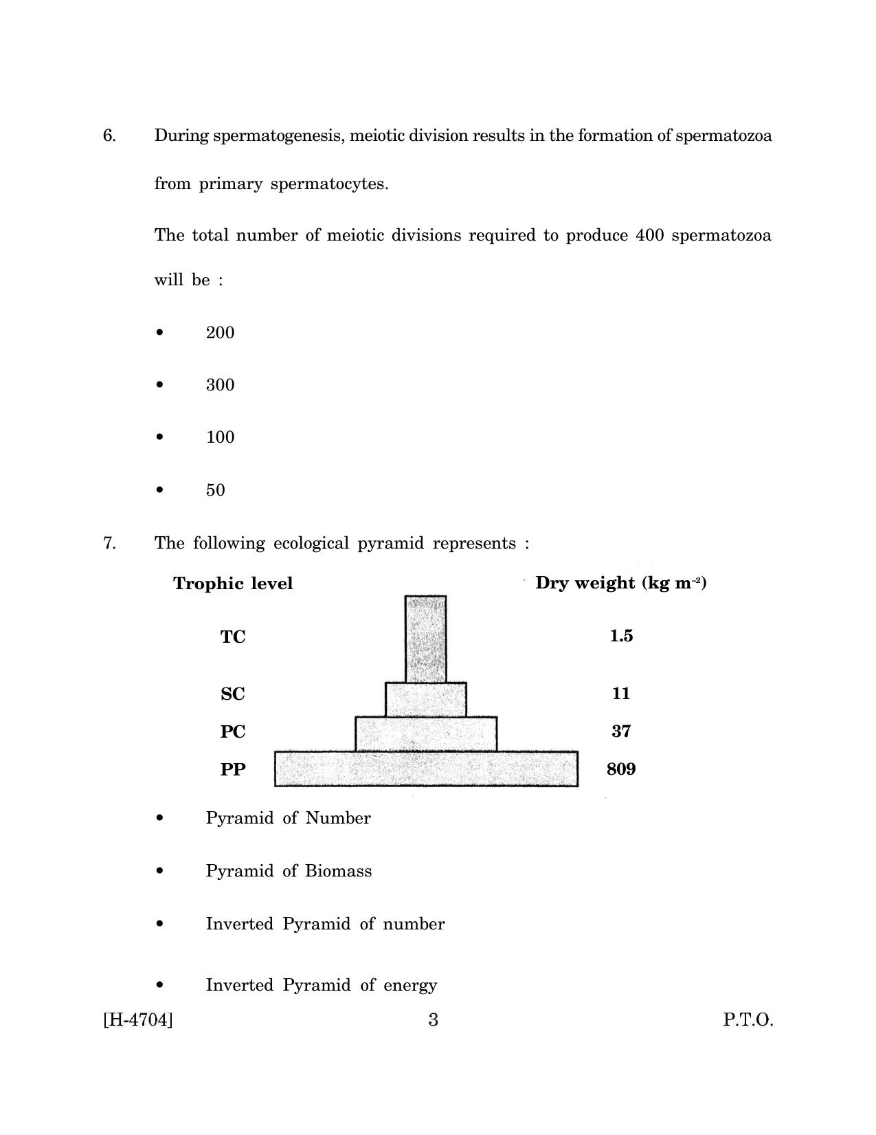 Goa Board Class 12 Biology (March 2024) Question Paper - Page 3