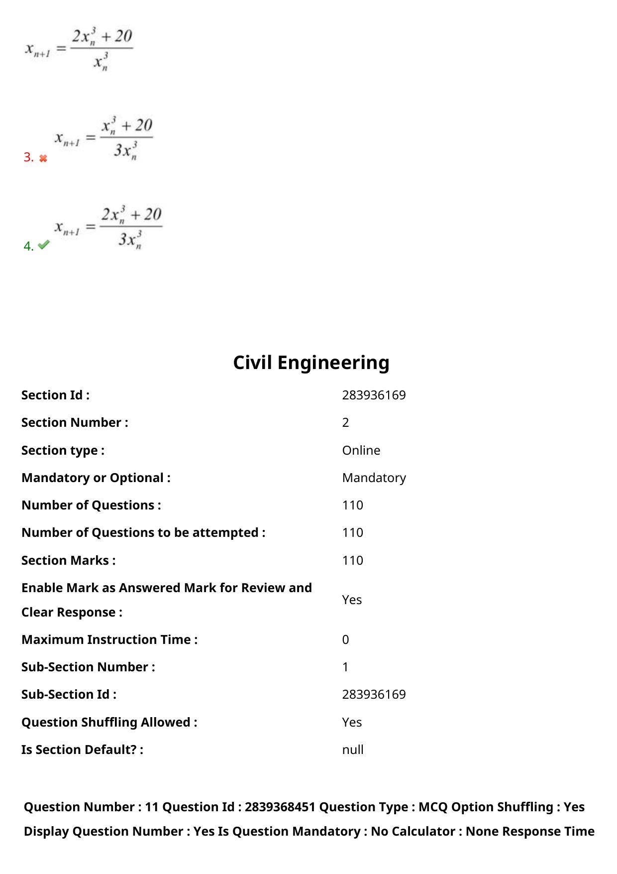 TS PGECET 2023: CE-CIVIL ENGINEERING Question Papers - Page 9