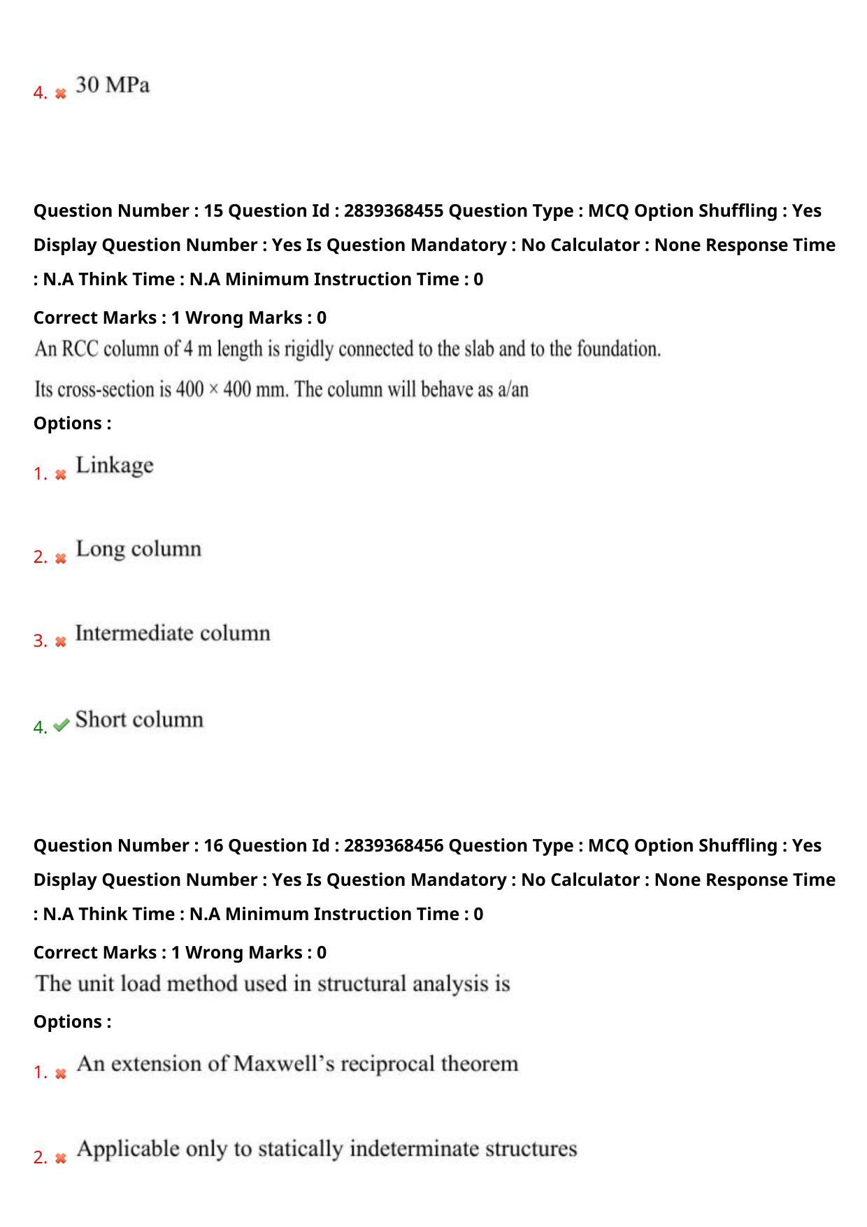 TS PGECET 2023: CE-CIVIL ENGINEERING Question Papers - Page 12