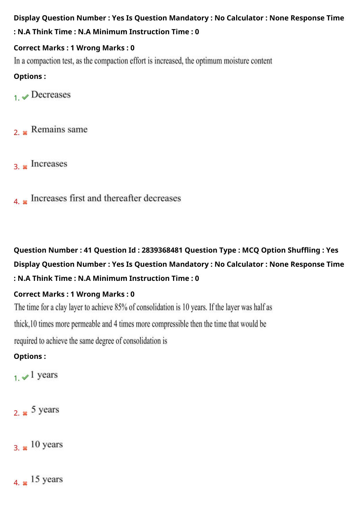 TS PGECET 2023: CE-CIVIL ENGINEERING Question Papers - Page 26