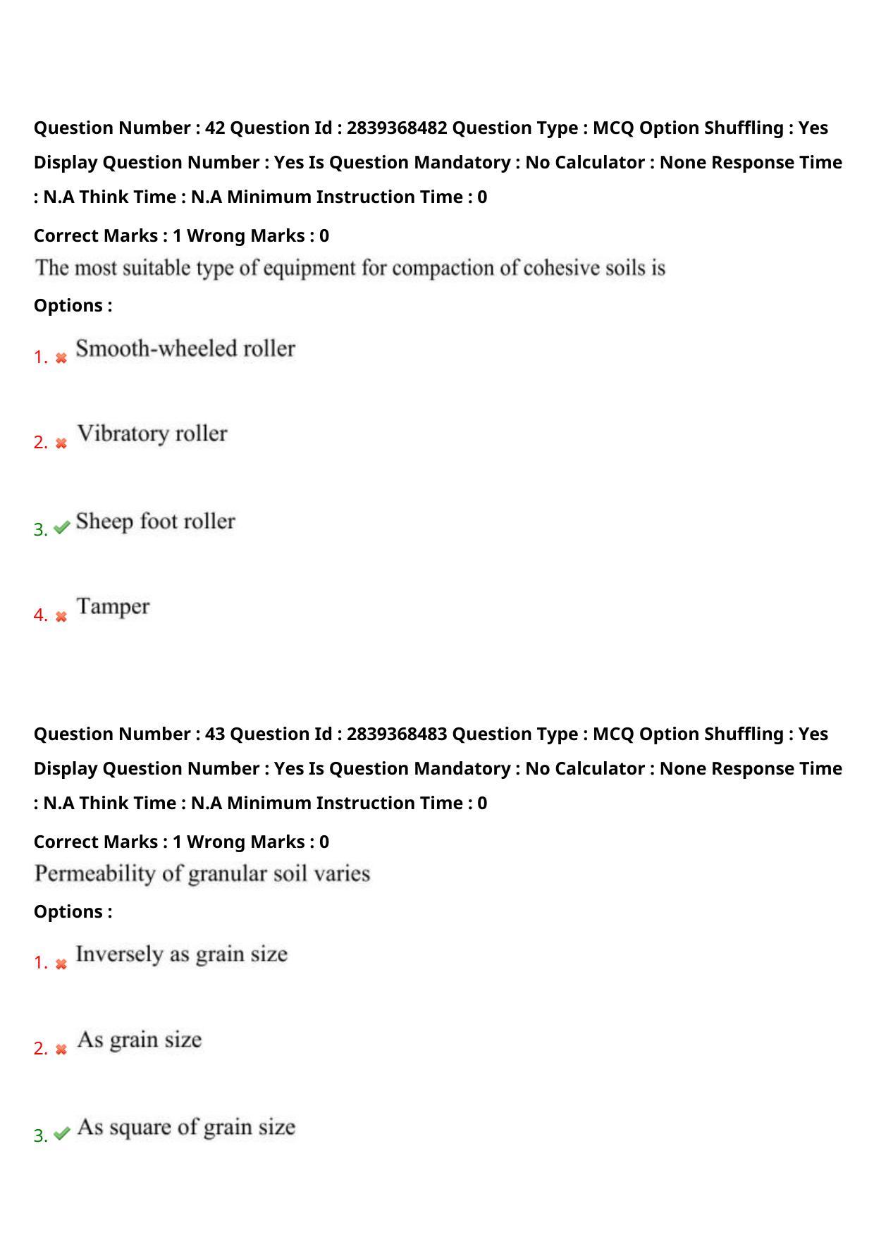 TS PGECET 2023: CE-CIVIL ENGINEERING Question Papers - Page 27