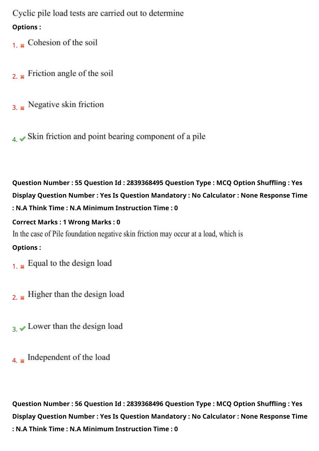 TS PGECET 2023: CE-CIVIL ENGINEERING Question Papers - Page 34