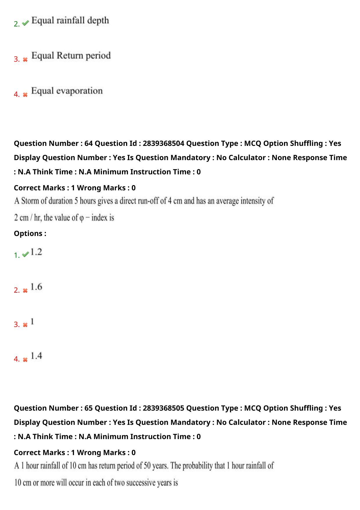 TS PGECET 2023: CE-CIVIL ENGINEERING Question Papers - Page 39