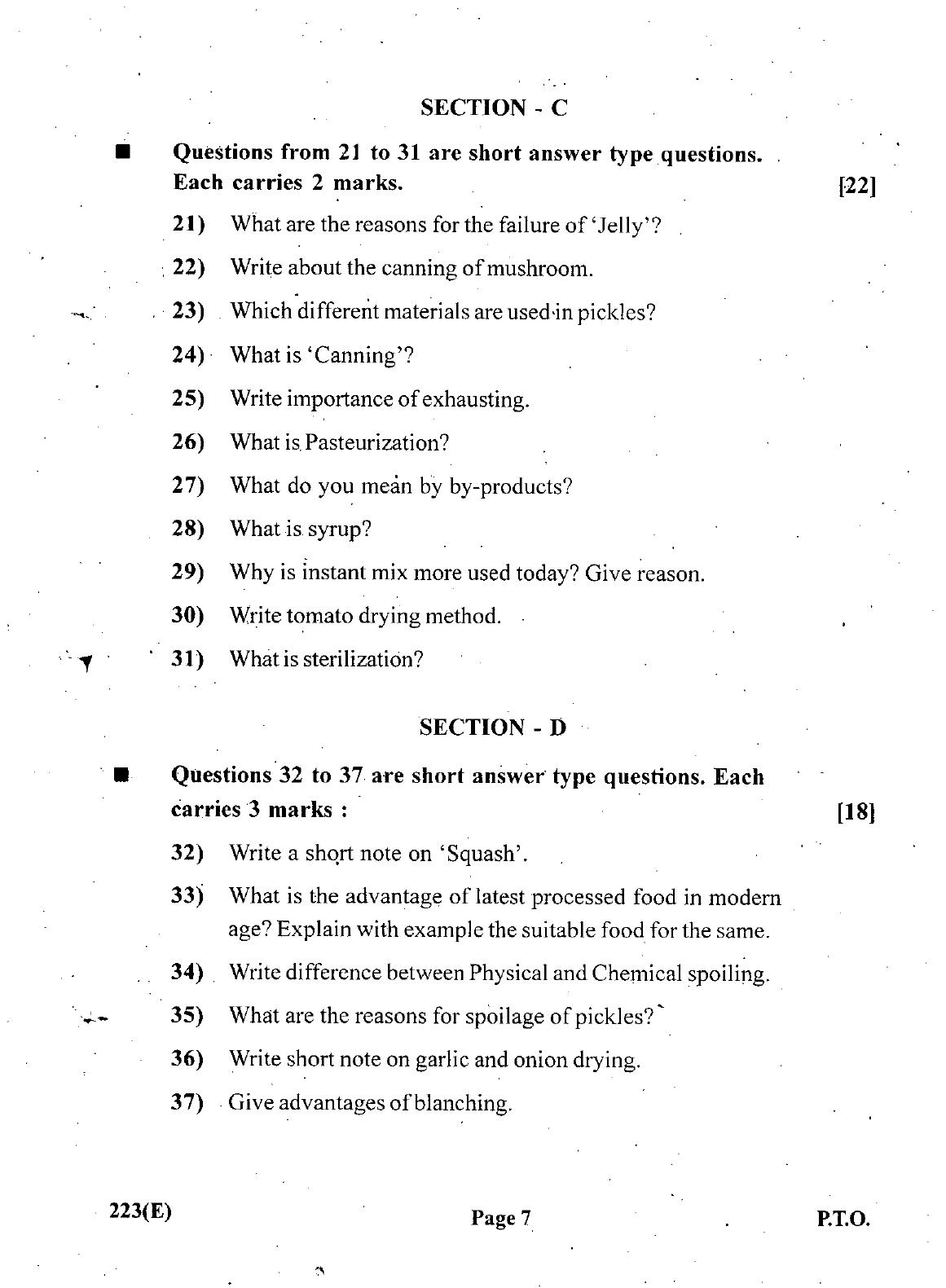 Gujarat Board Class 12th Question Paper March 2019: 223 (GE) - Page 7