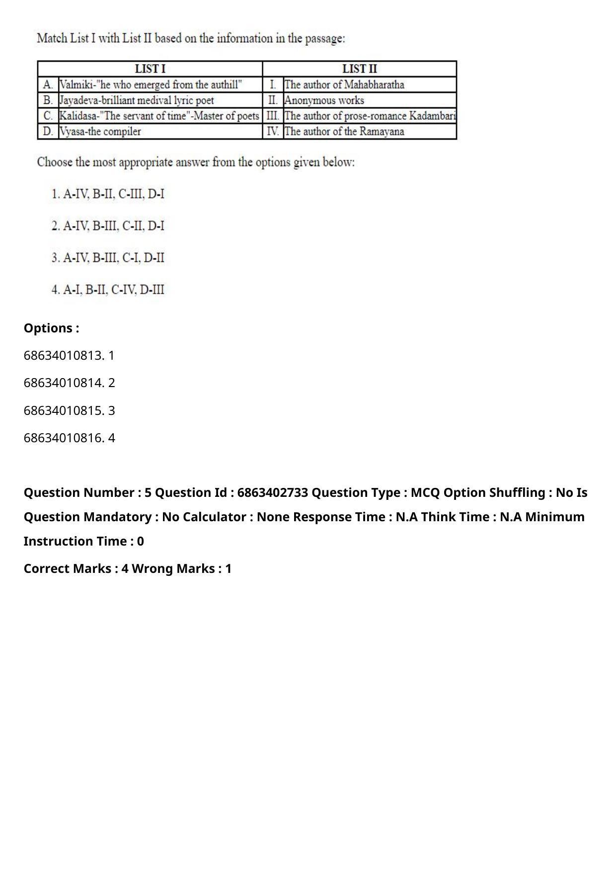 CUET PG 2023: HUQP15 – Painting (Eng.) - Shift 2 (5-06-2023) Question Paper - Page 11