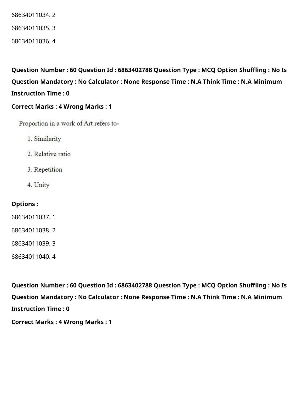 CUET PG 2023: HUQP15 – Painting (Eng.) - Shift 2 (5-06-2023) Question Paper - Page 82