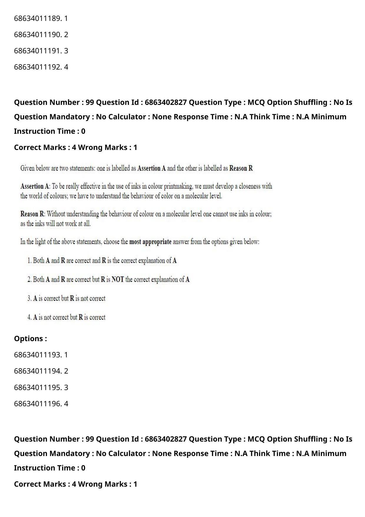 CUET PG 2023: HUQP15 – Painting (Eng.) - Shift 2 (5-06-2023) Question Paper - Page 143