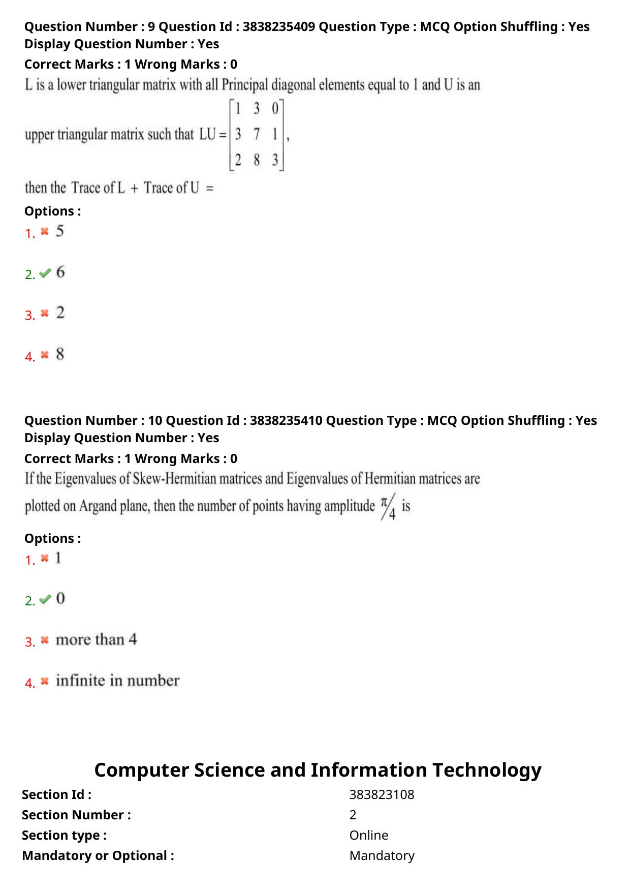TS PGECET 2024: Computer Science & Information Technology Question Papers with Answer - Page 6
