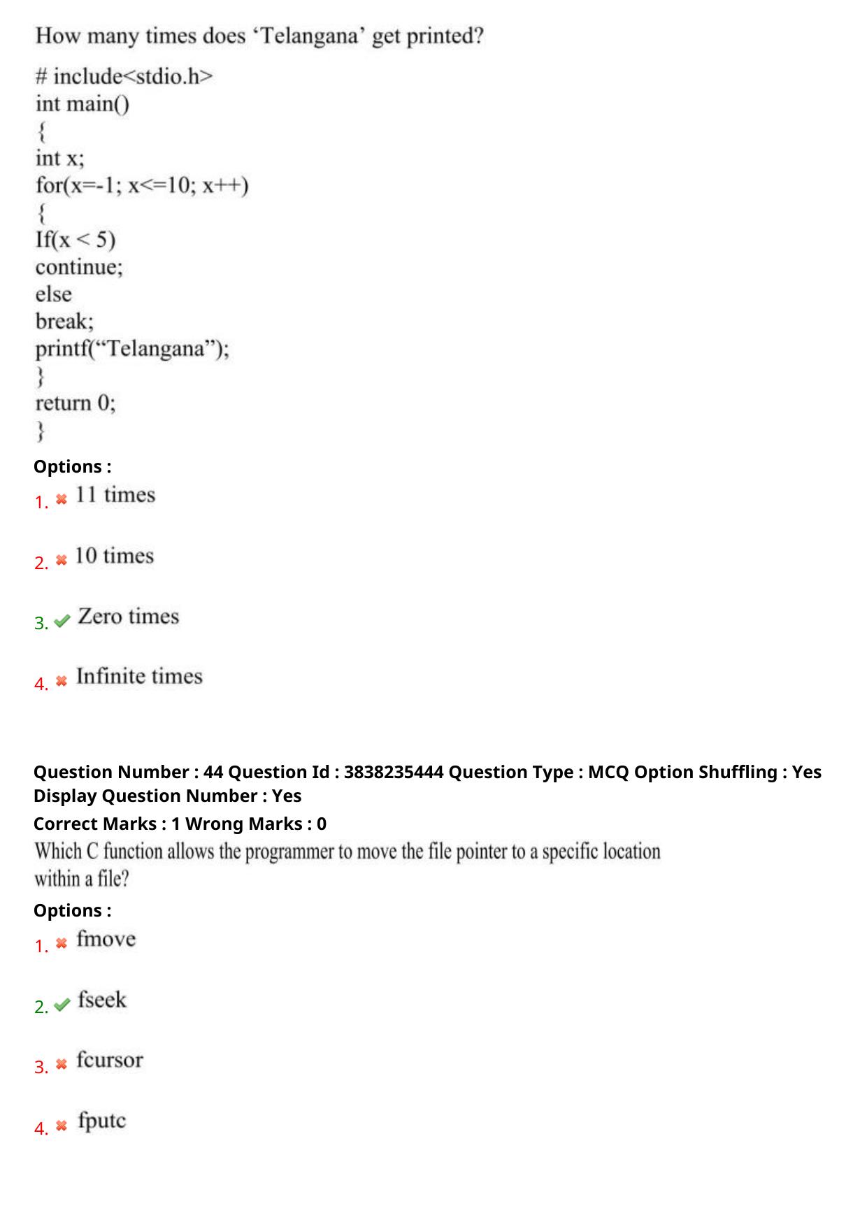 TS PGECET 2024: Computer Science & Information Technology Question Papers with Answer - Page 20