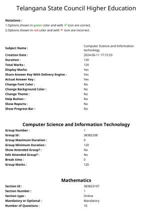 TS PGECET 2024: Computer Science & Information Technology Question Papers with Answer