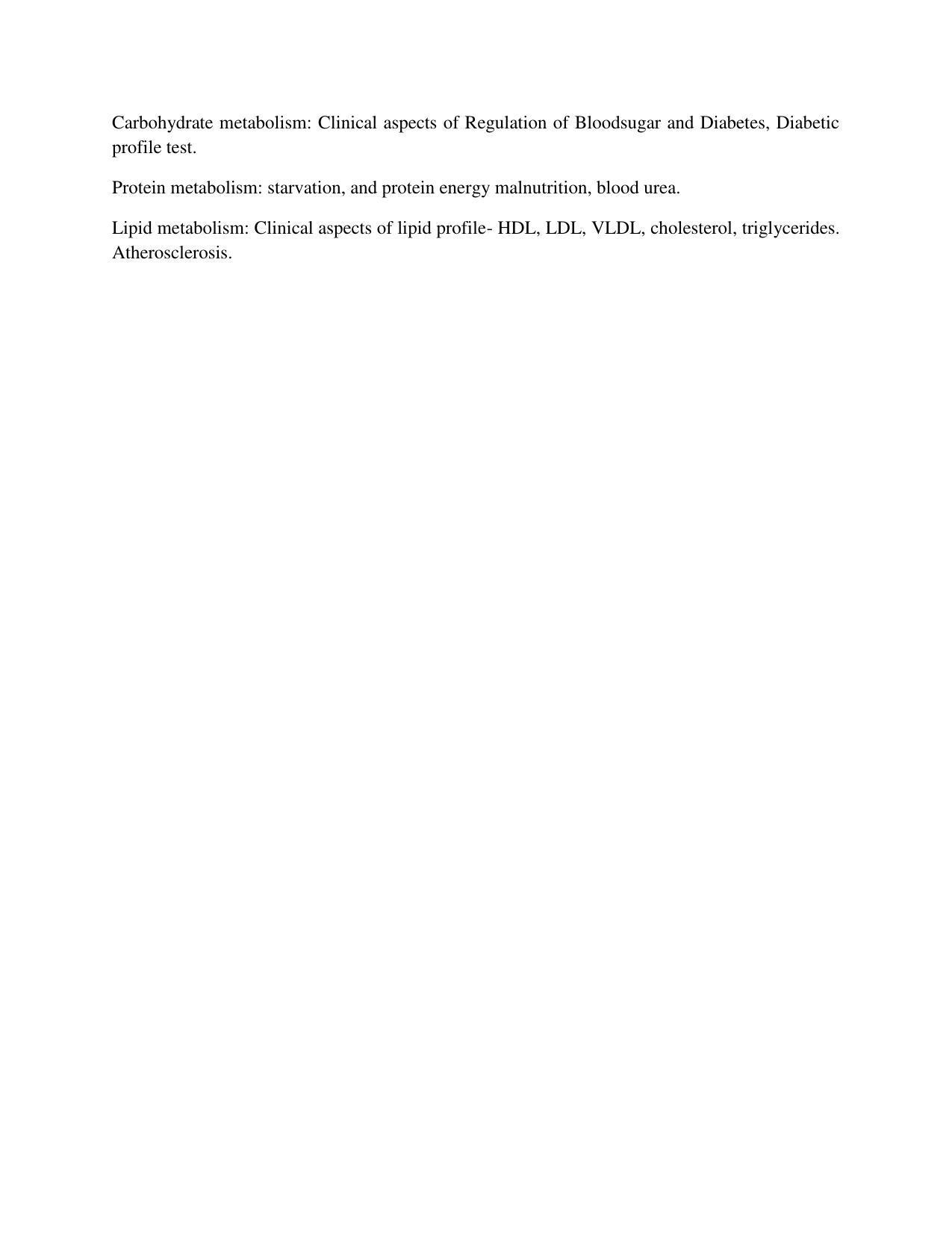 GU ART Post Graduate Diploma in Clinical Genetics and Medical Laboratory Techniques (PGDCG & MLT) Syllabus - Page 9