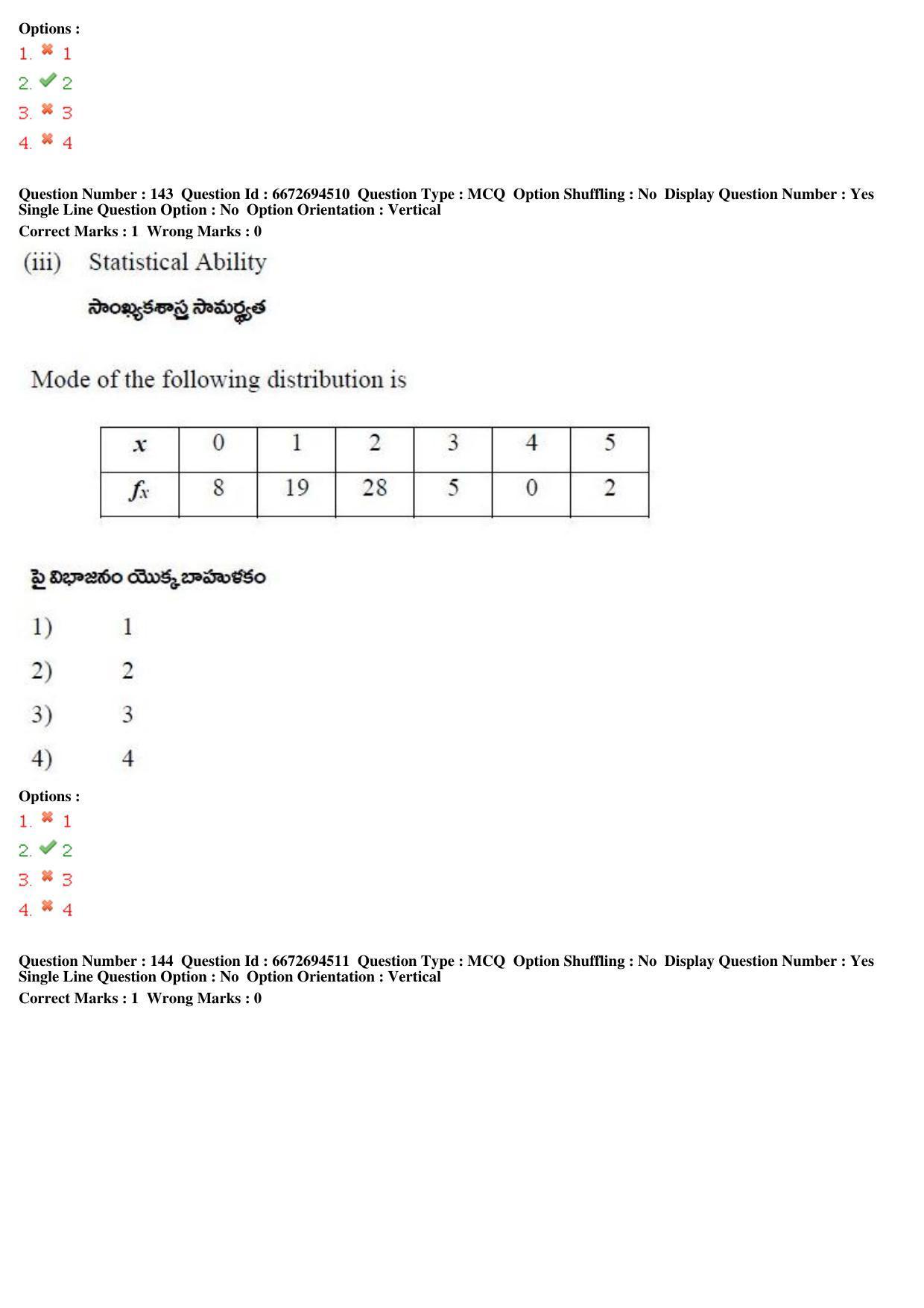 TS ICET 2019 Question Paper 2 - May 23, 2019	 - Page 136