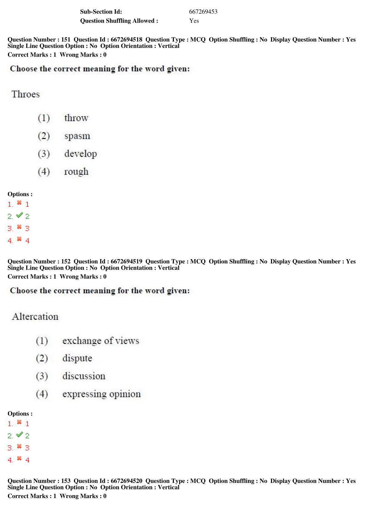 TS ICET 2019 Question Paper 2 - May 23, 2019	 - Page 143