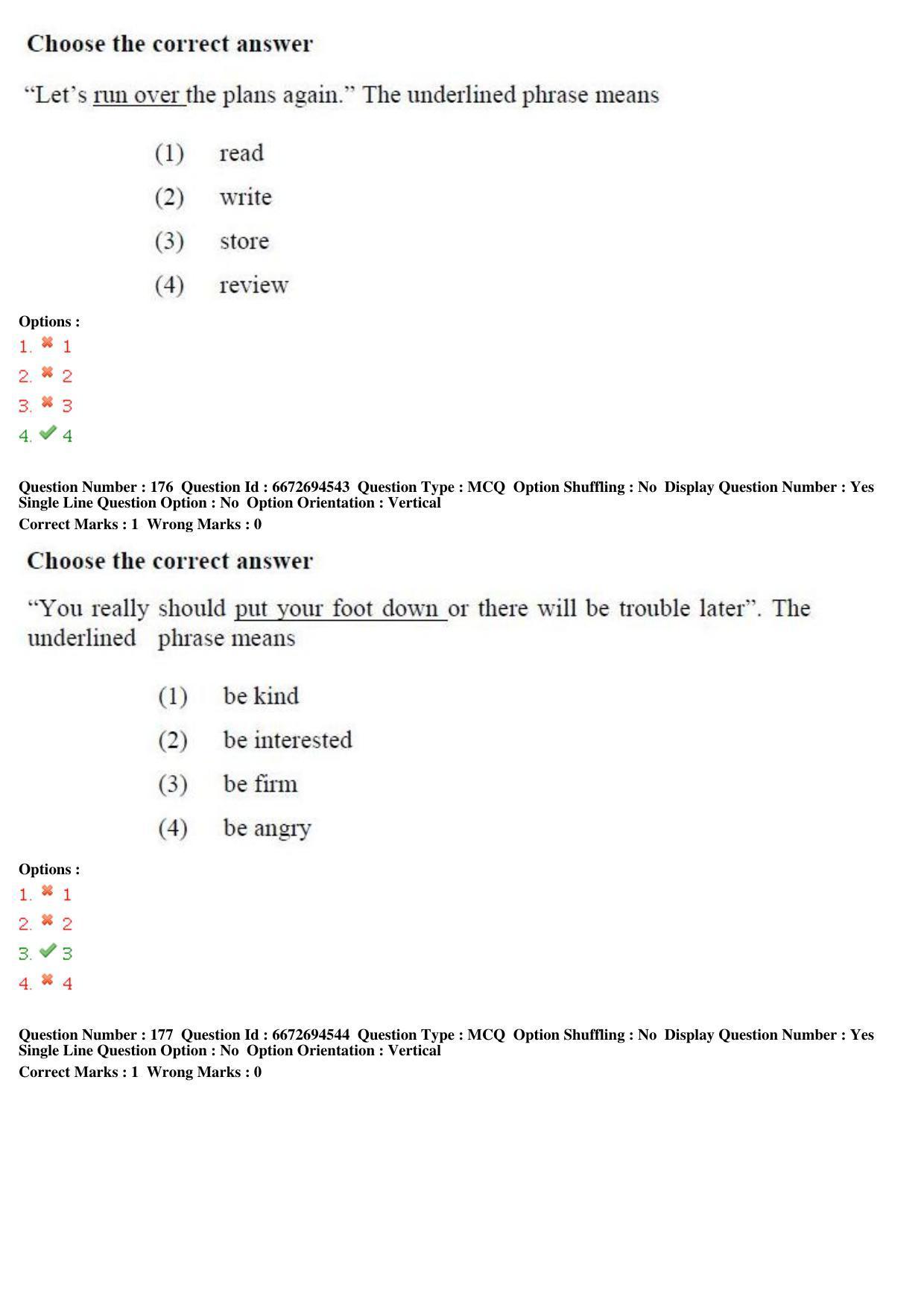 TS ICET 2019 Question Paper 2 - May 23, 2019	 - Page 155
