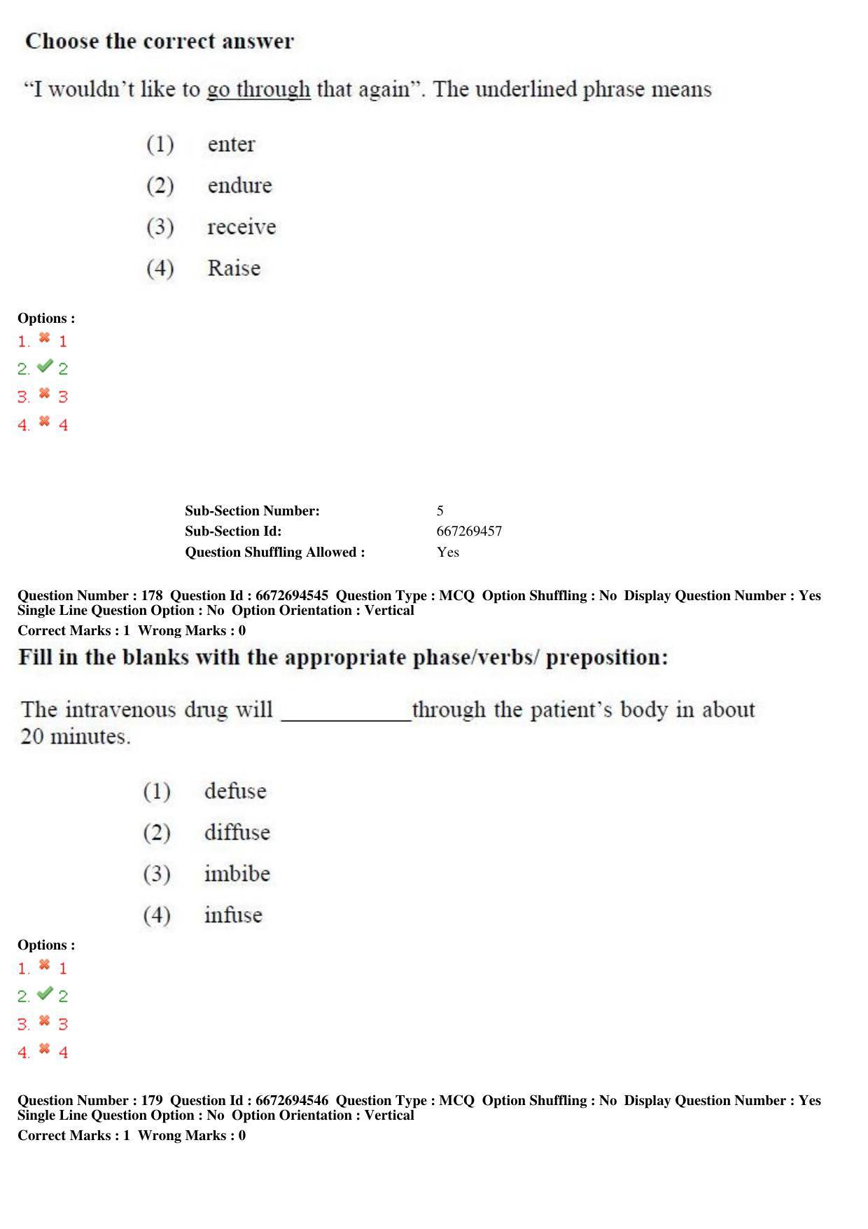 TS ICET 2019 Question Paper 2 - May 23, 2019	 - Page 156