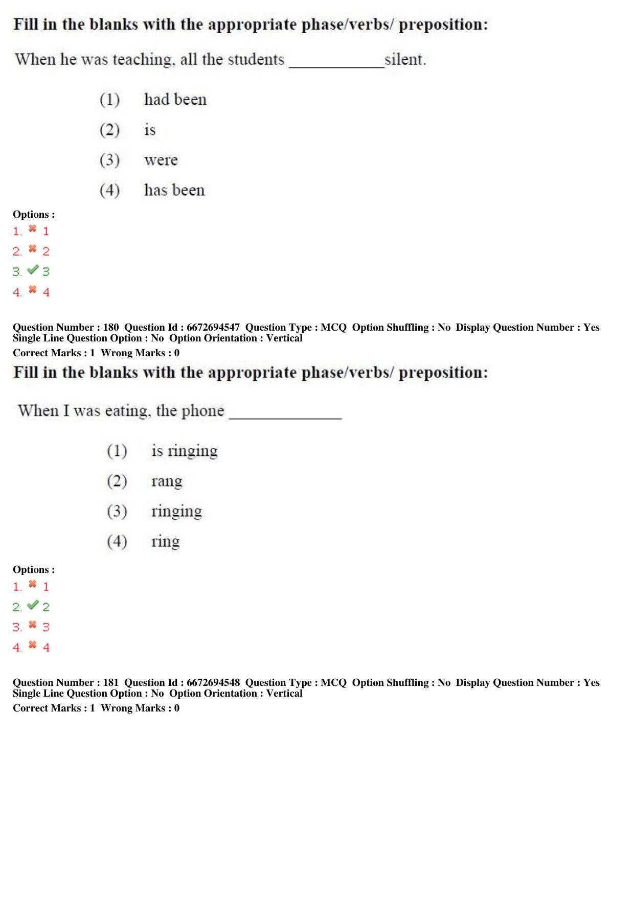 TS ICET 2019 Question Paper 2 - May 23, 2019	 - Page 157