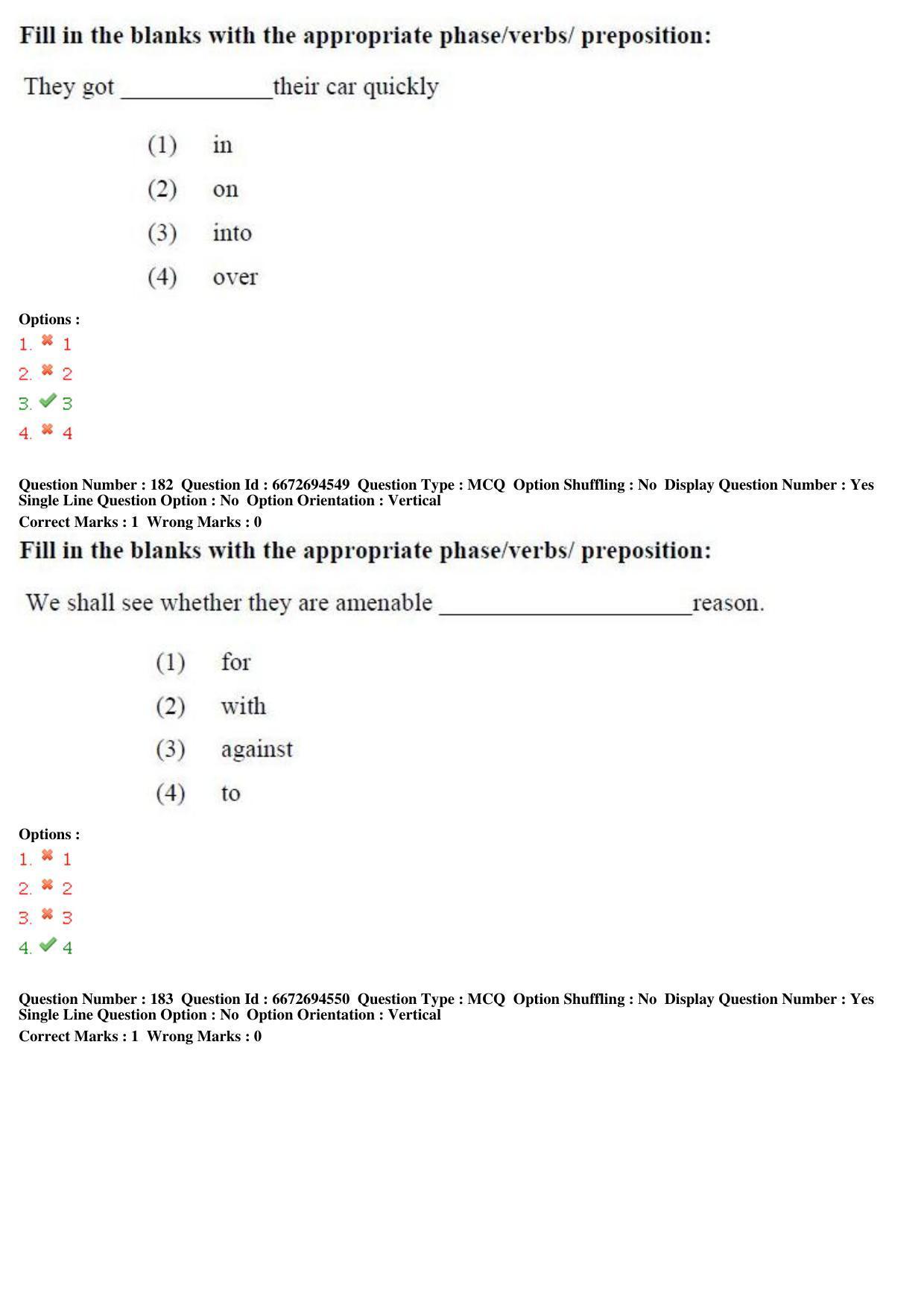 TS ICET 2019 Question Paper 2 - May 23, 2019	 - Page 158