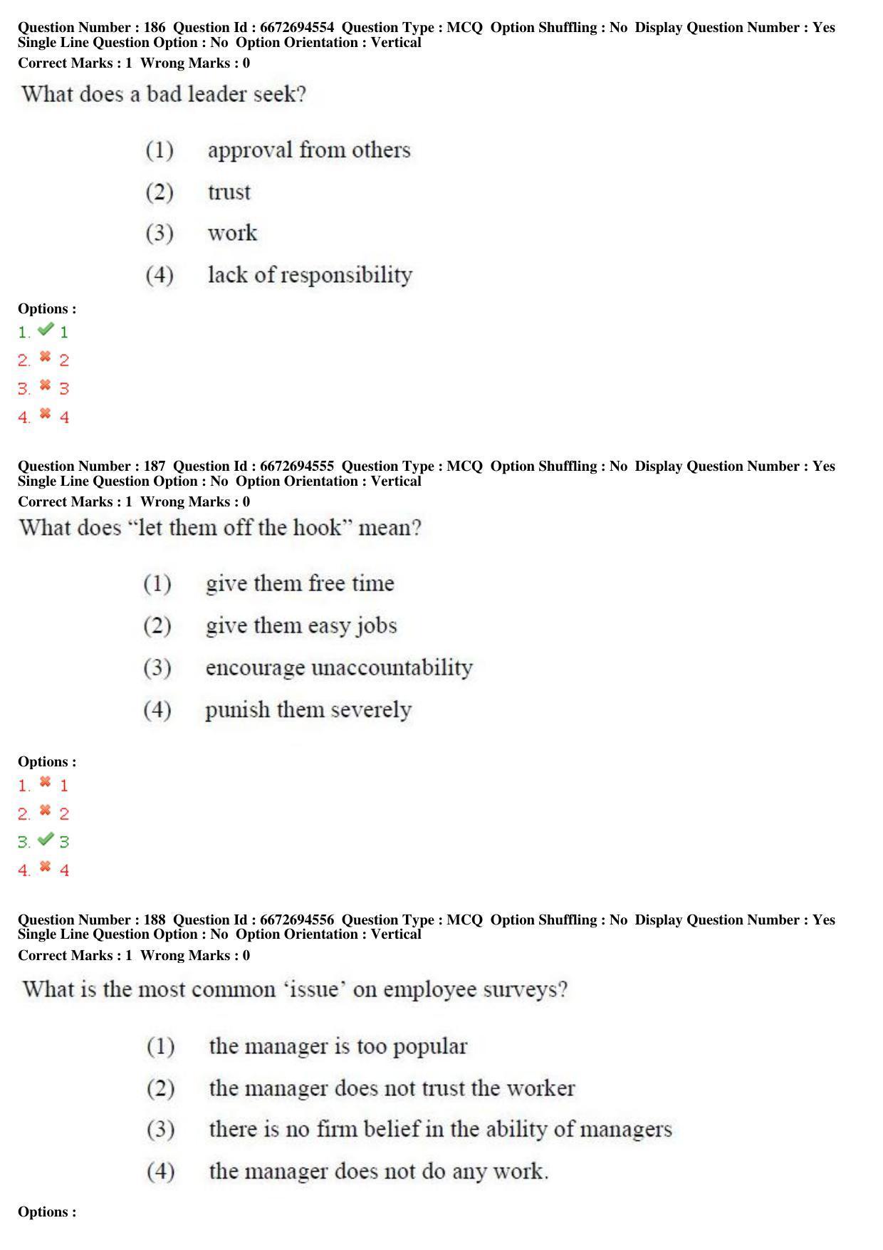 TS ICET 2019 Question Paper 2 - May 23, 2019	 - Page 161