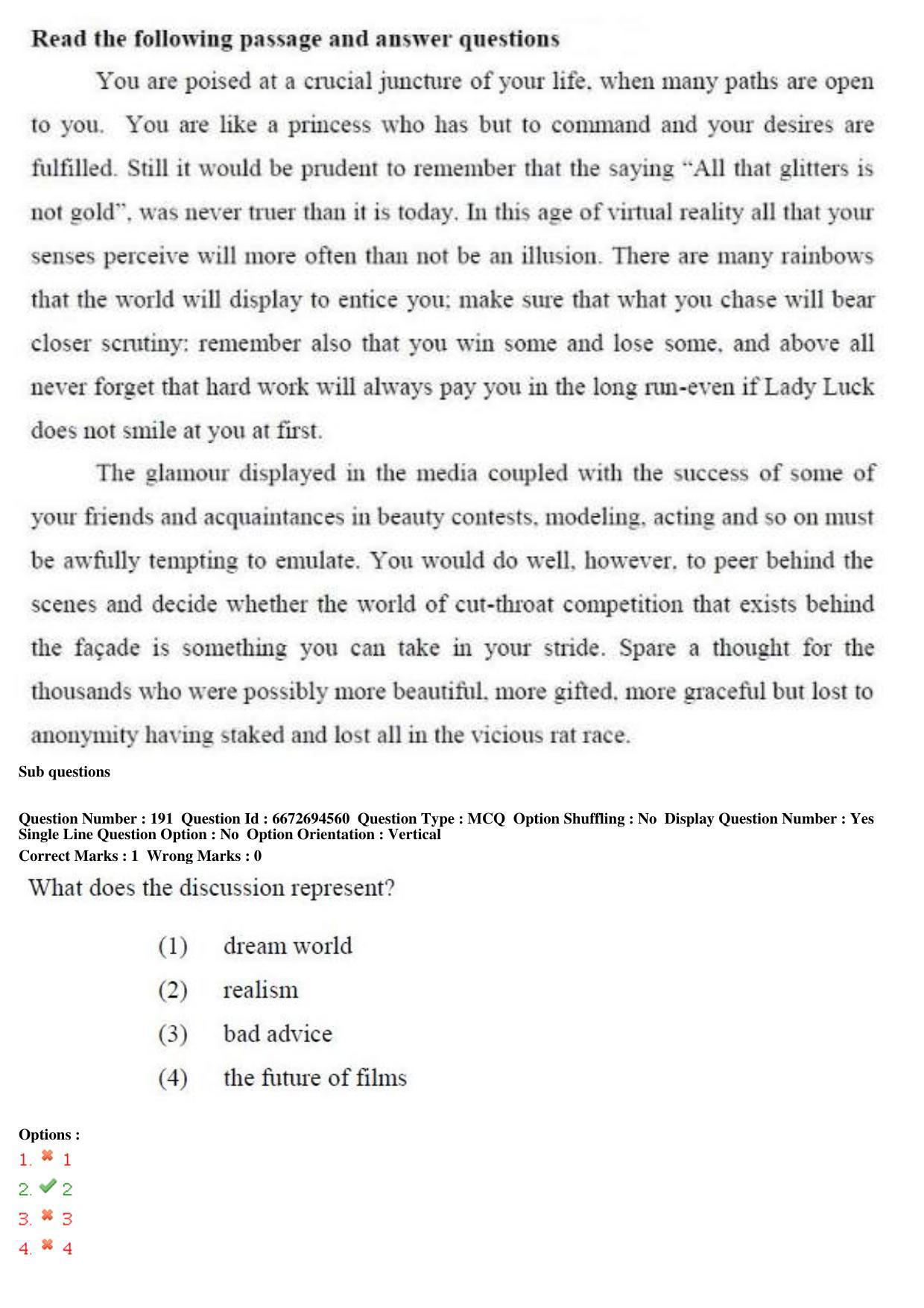 TS ICET 2019 Question Paper 2 - May 23, 2019	 - Page 163