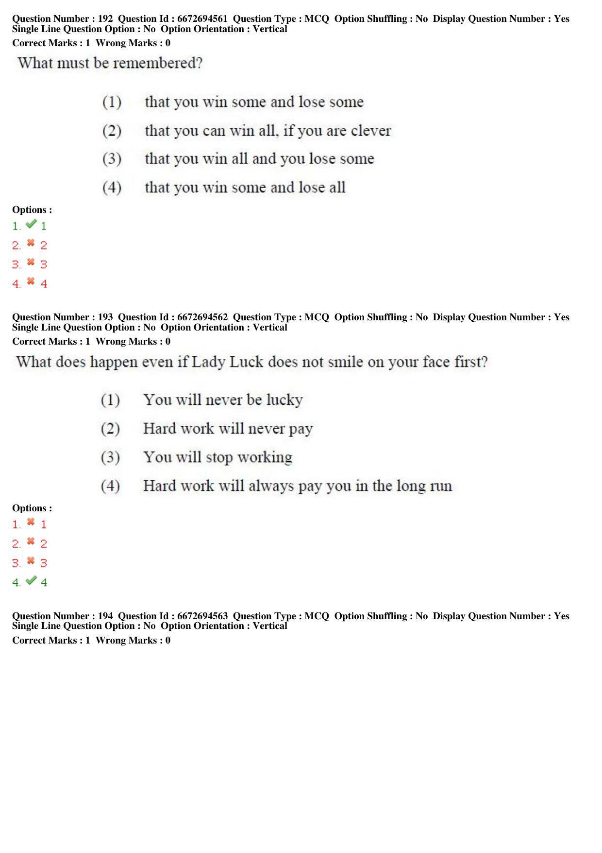 TS ICET 2019 Question Paper 2 - May 23, 2019	 - Page 164
