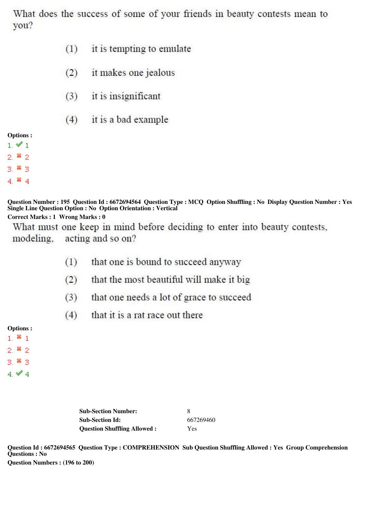 TS ICET 2019 Question Paper 2 - May 23, 2019	 - Page 165