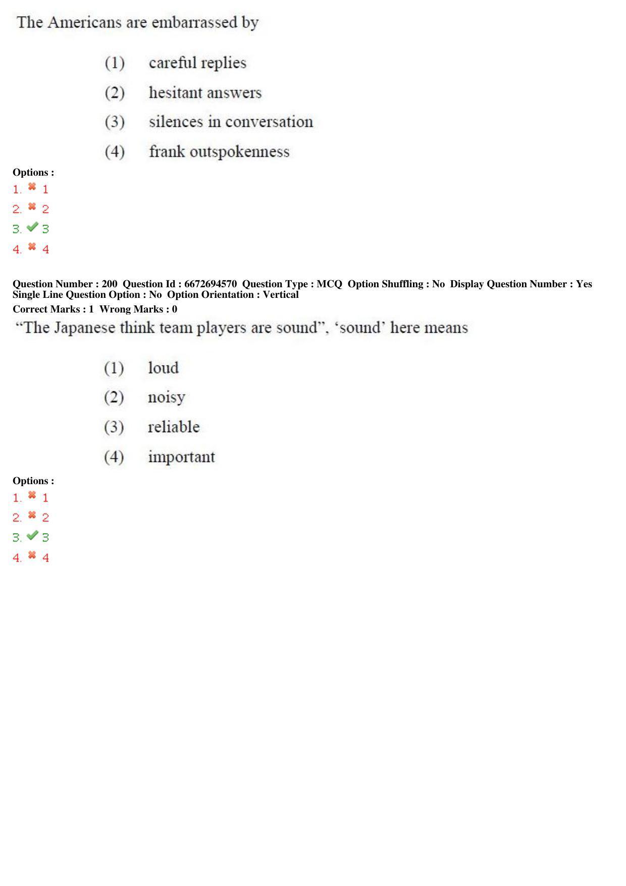 TS ICET 2019 Question Paper 2 - May 23, 2019	 - Page 168