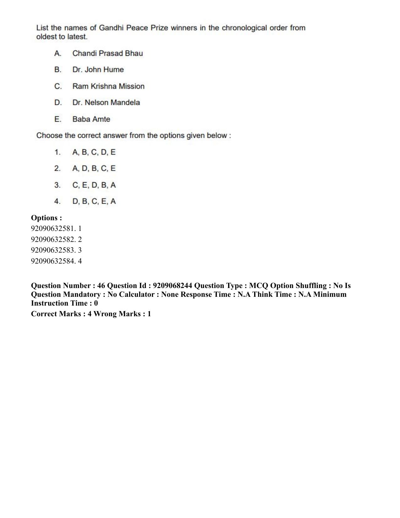 CUET PG 2023: COQP03 – B.Ed (Hindi)-Shift 2 (08-06-2023) Question Paper - Page 52