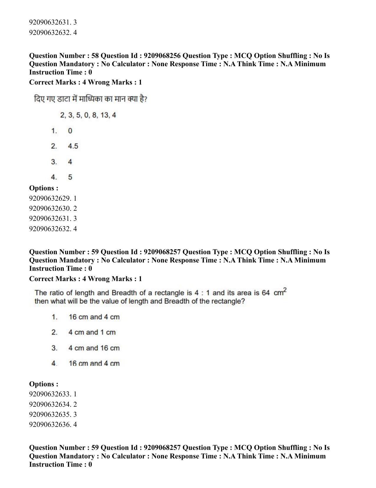 CUET PG 2023: COQP03 – B.Ed (Hindi)-Shift 2 (08-06-2023) Question Paper - Page 68