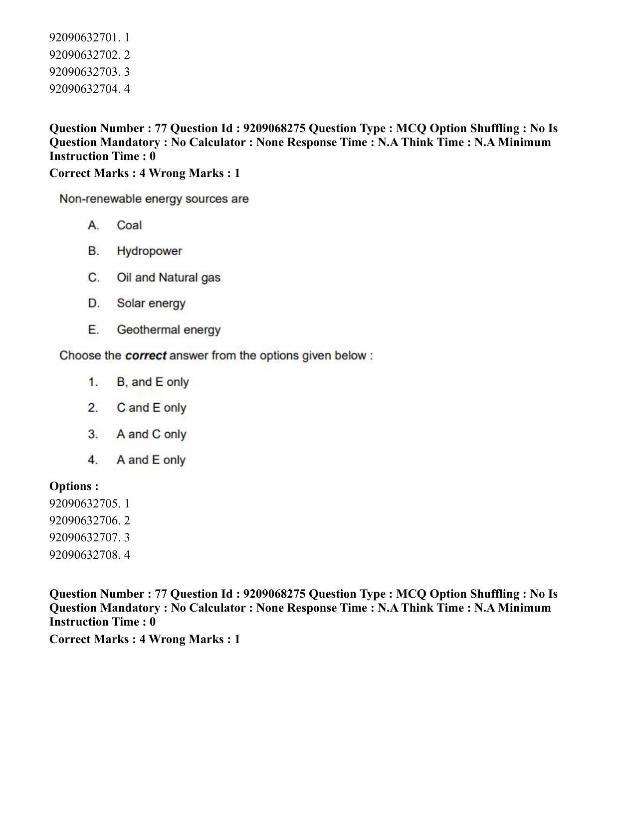 CUET PG 2023: COQP03 – B.Ed (Hindi)-Shift 2 (08-06-2023) Question Paper - Page 90