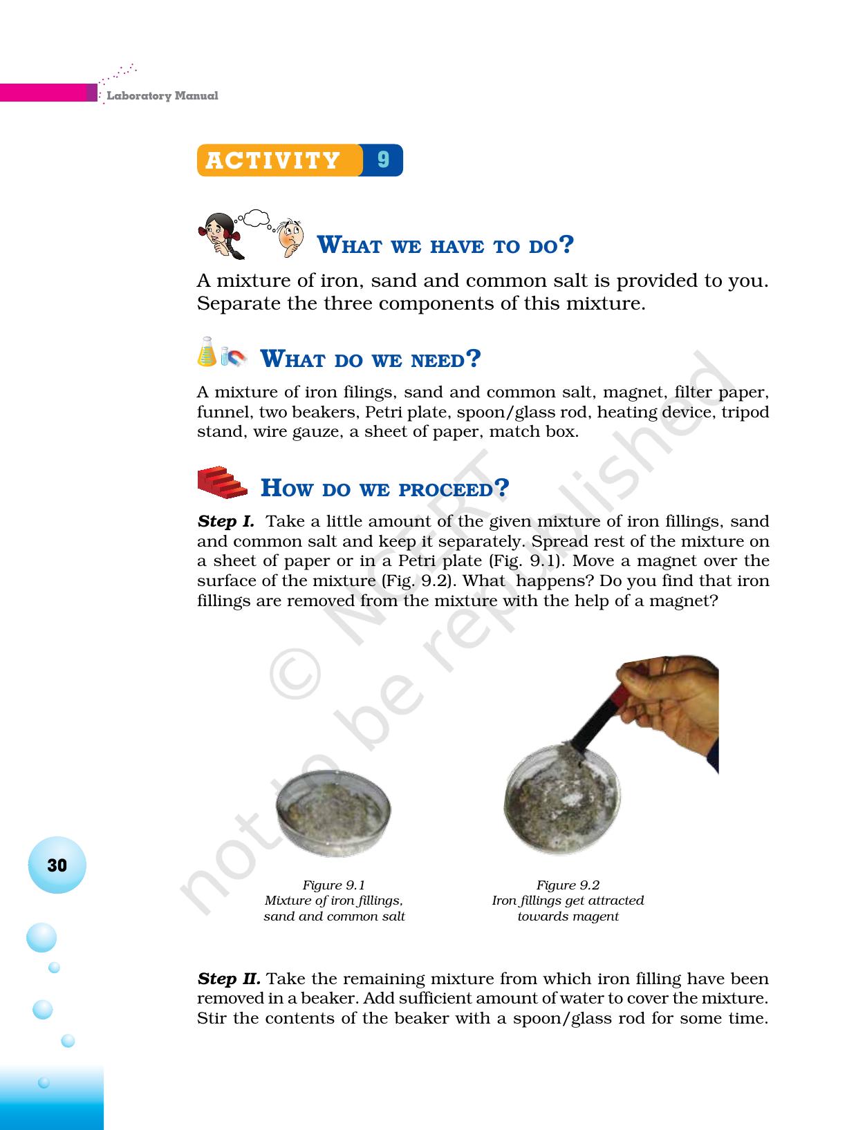 NCERT Laboratory Manuals for Class VI to VIII Science - Theme 2- Materials - Page 6