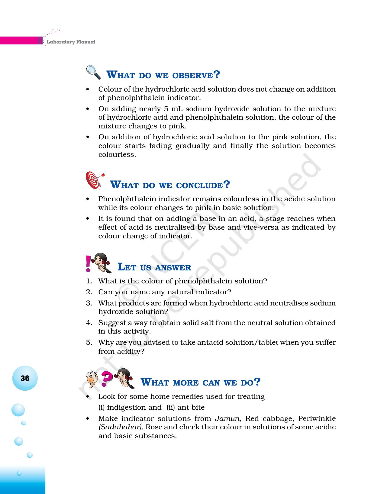 NCERT Laboratory Manuals for Class VI to VIII Science - Theme 2- Materials - Page 12