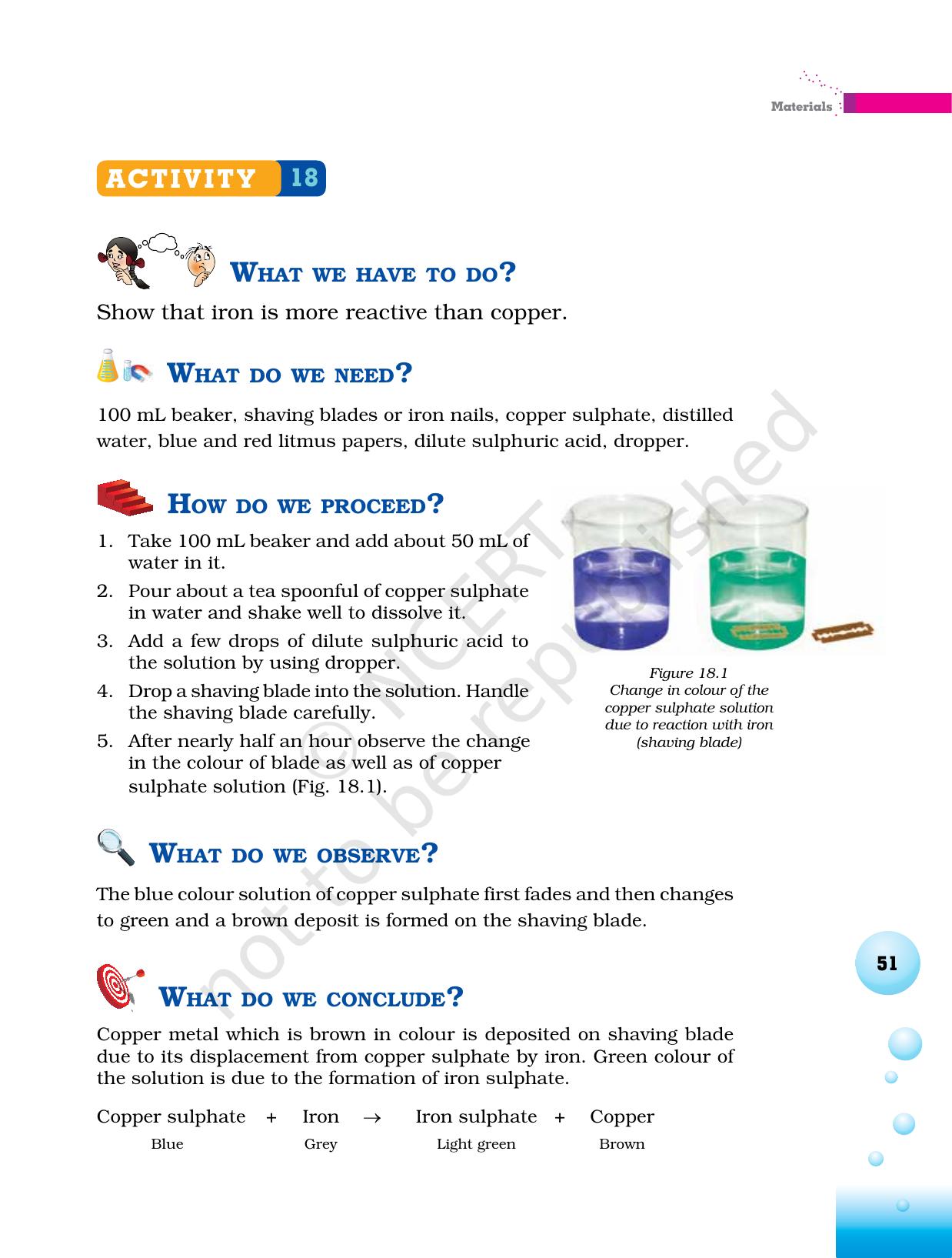 NCERT Laboratory Manuals for Class VI to VIII Science - Theme 2- Materials - Page 27