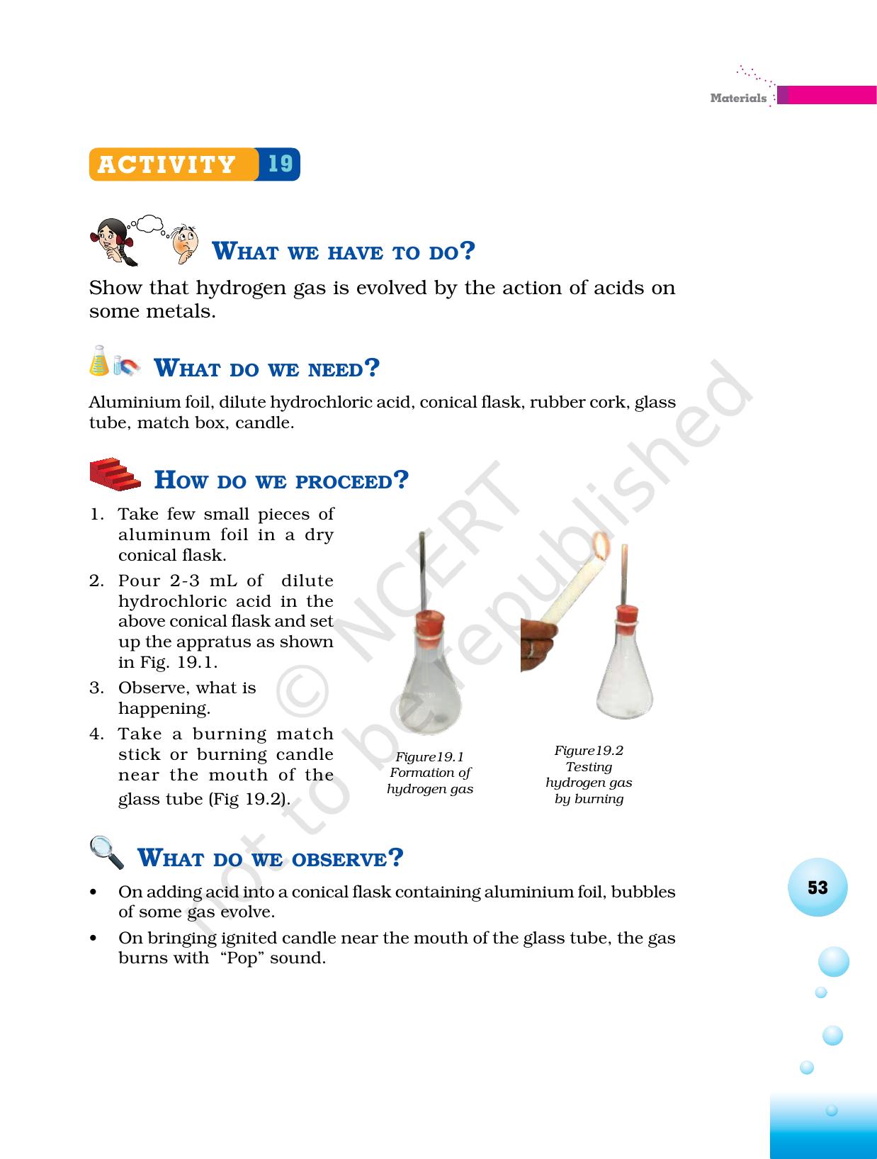 NCERT Laboratory Manuals for Class VI to VIII Science - Theme 2- Materials - Page 29