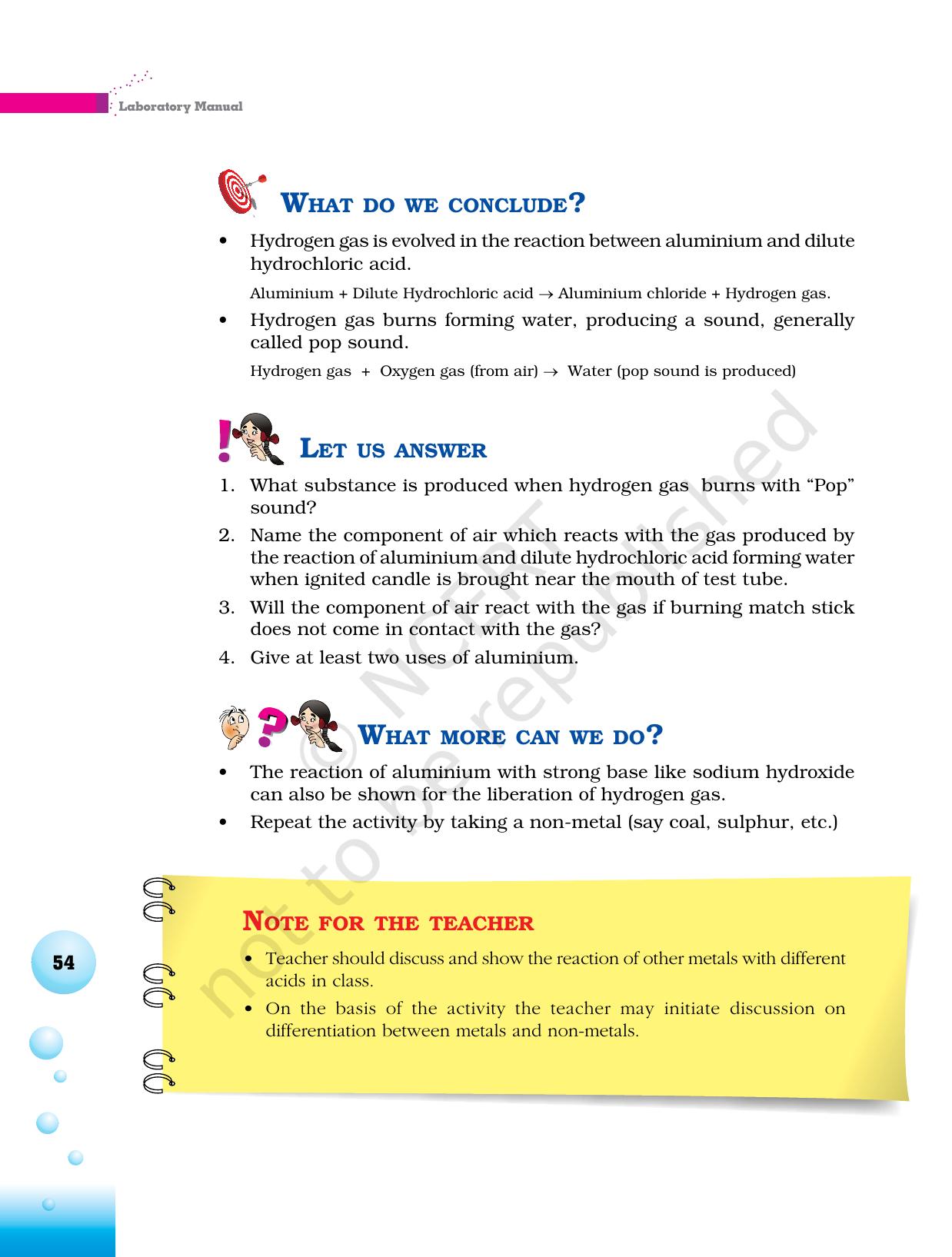 NCERT Laboratory Manuals for Class VI to VIII Science - Theme 2- Materials - Page 30