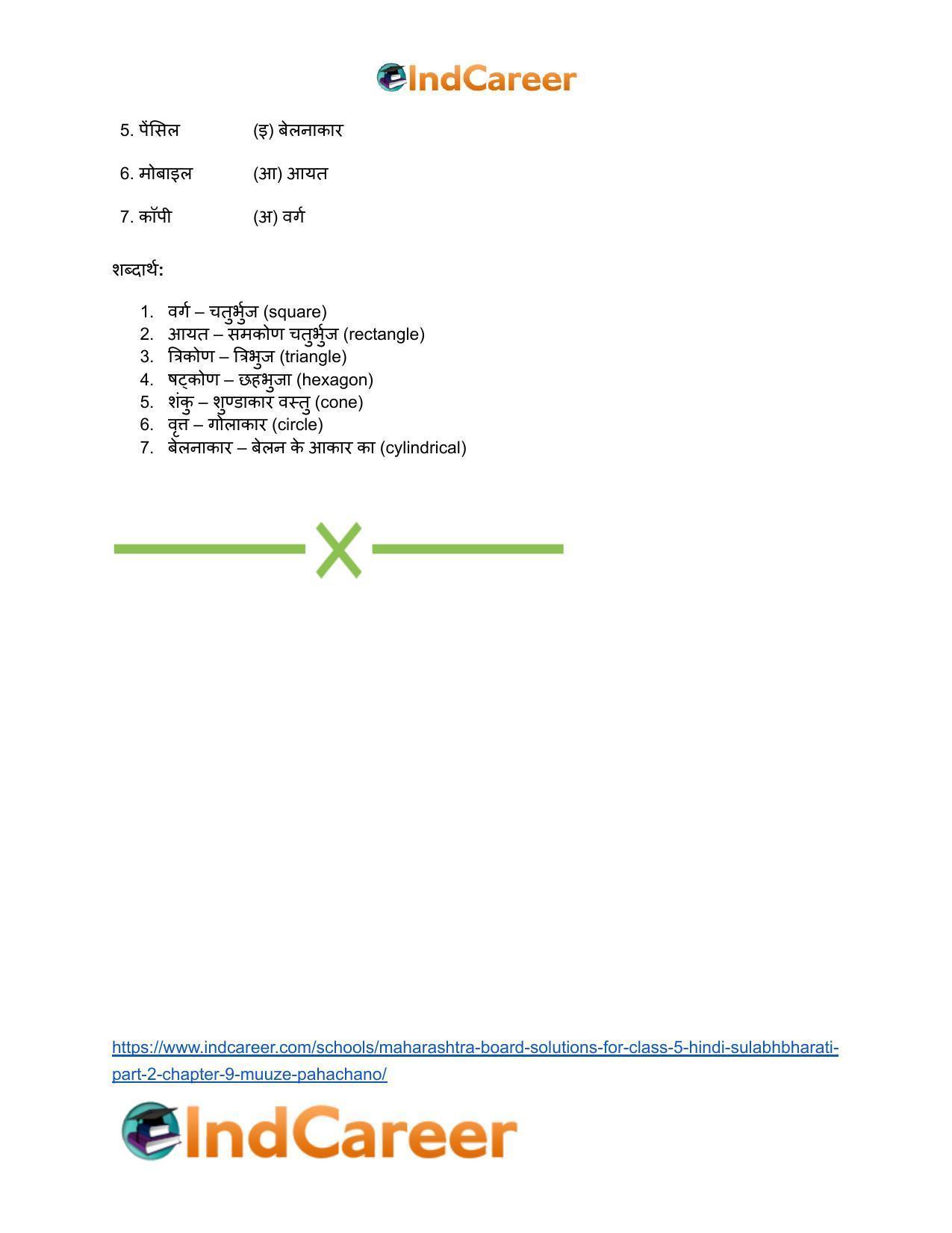 Maharashtra Board Solutions for Class 5- Hindi Sulabhbharati (Part 2): Chapter 9- मुझे पहचानो - Page 7