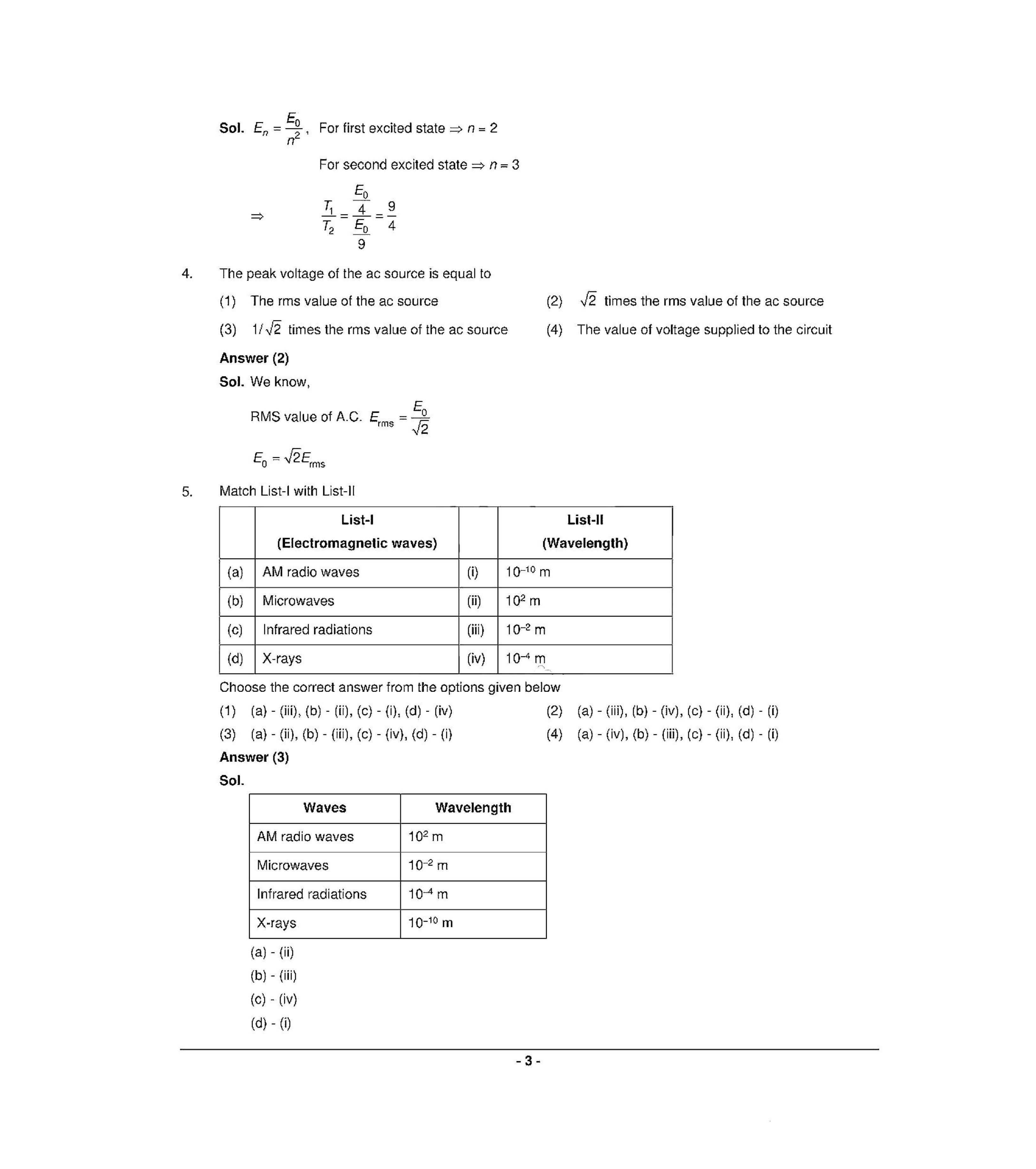 NEET T3 2021 Question Paper - Page 2