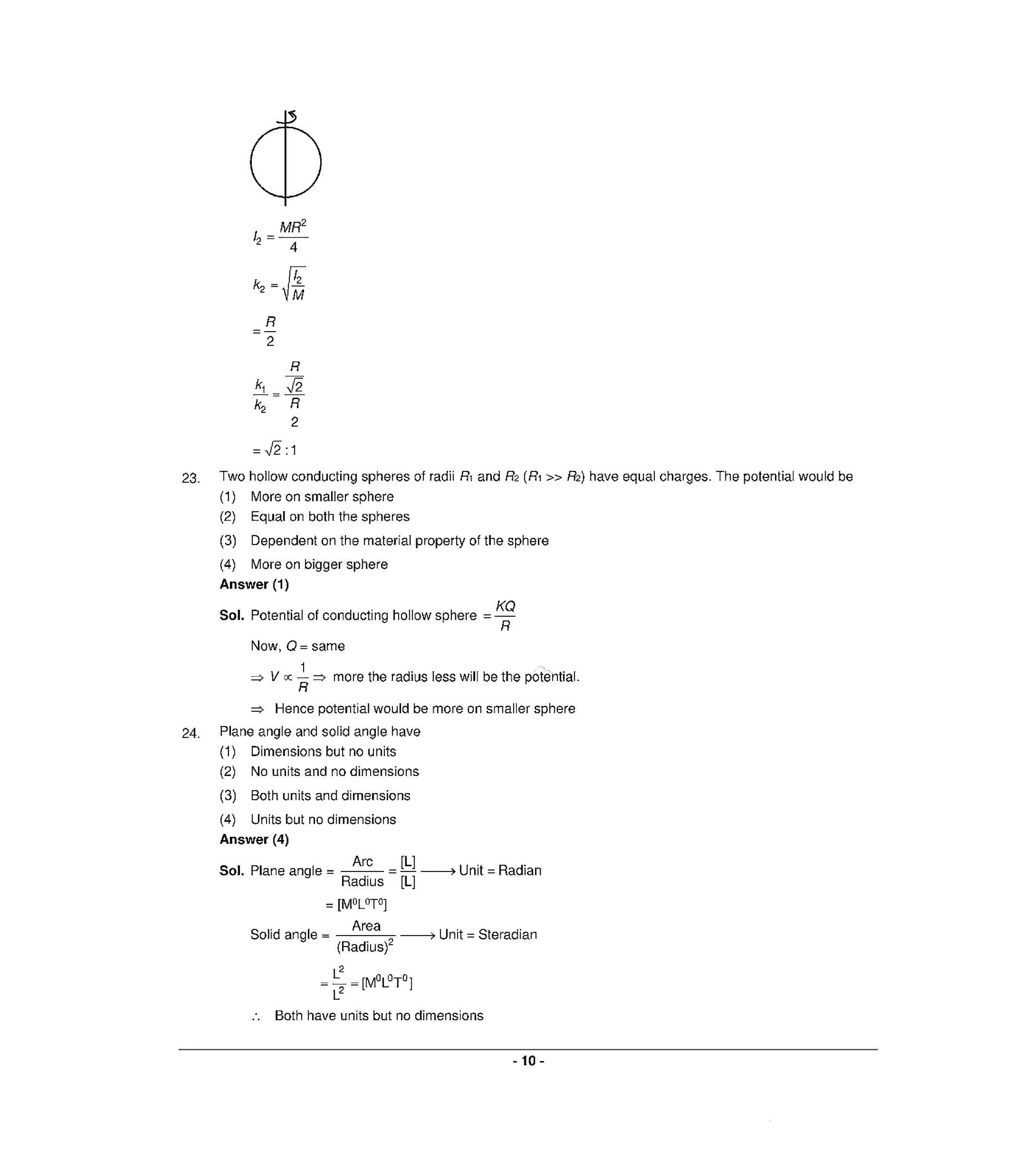 NEET T3 2021 Question Paper - Page 9