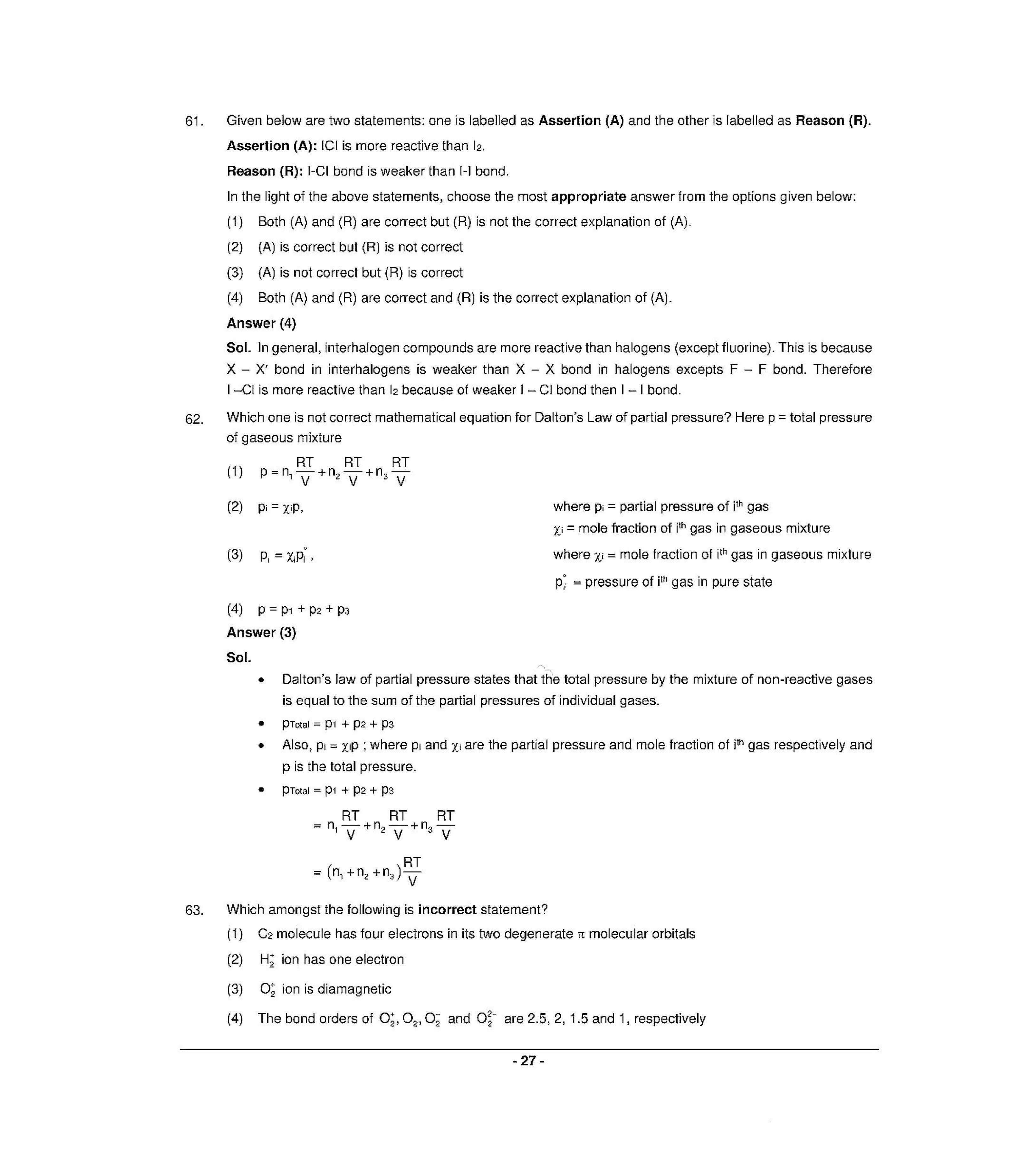 NEET T3 2021 Question Paper - Page 26