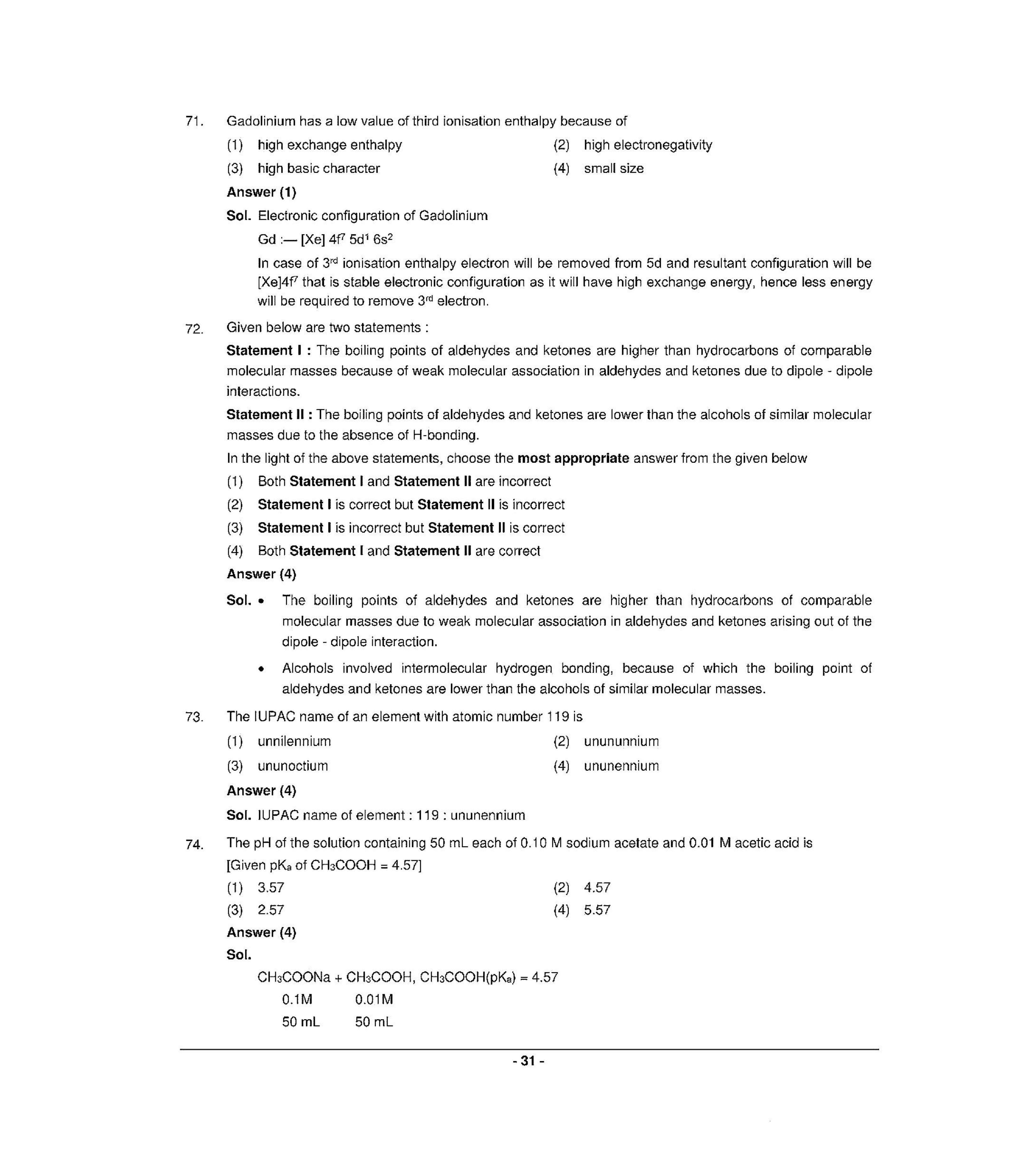 NEET T3 2021 Question Paper - Page 30