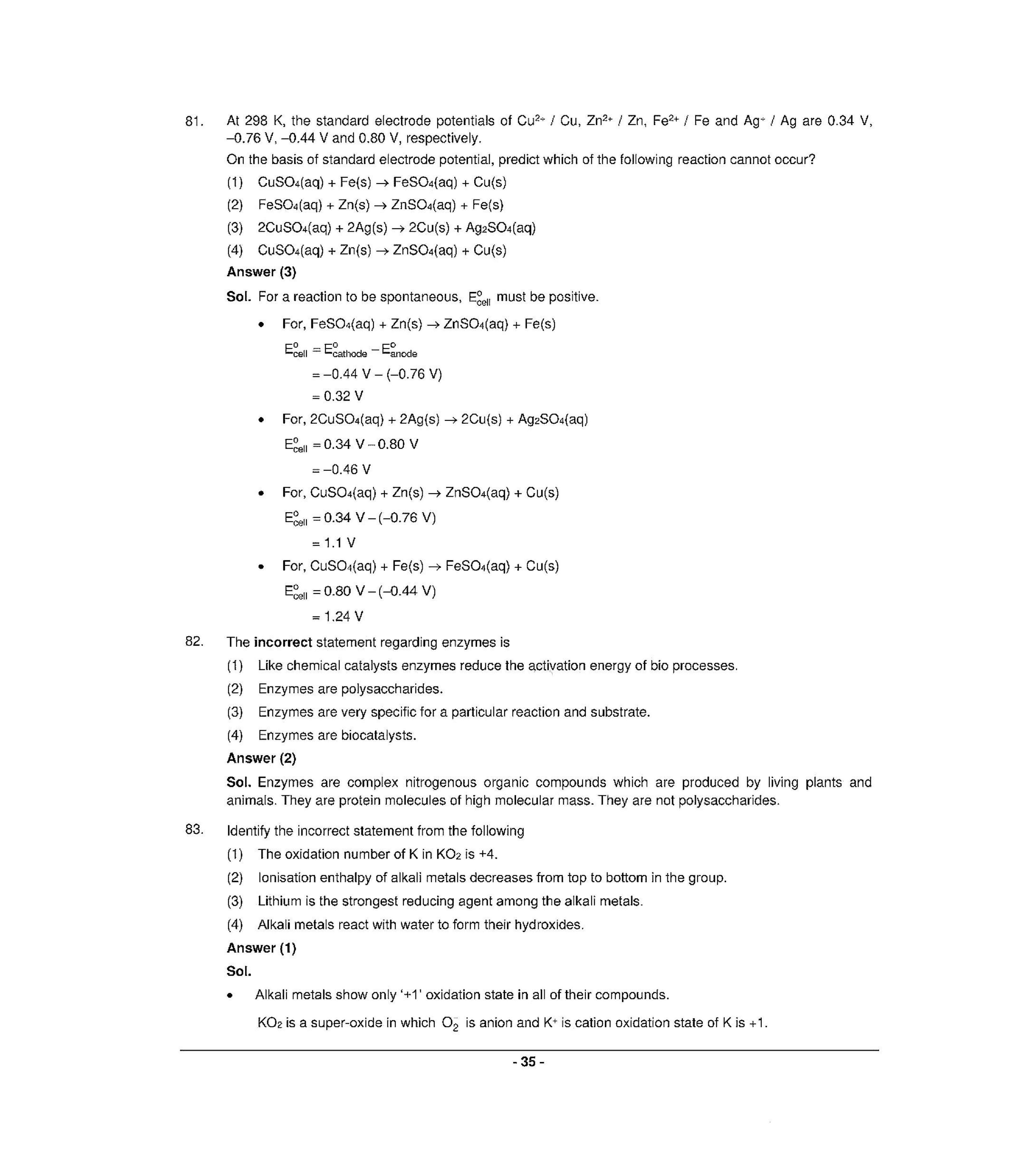 NEET T3 2021 Question Paper - Page 34