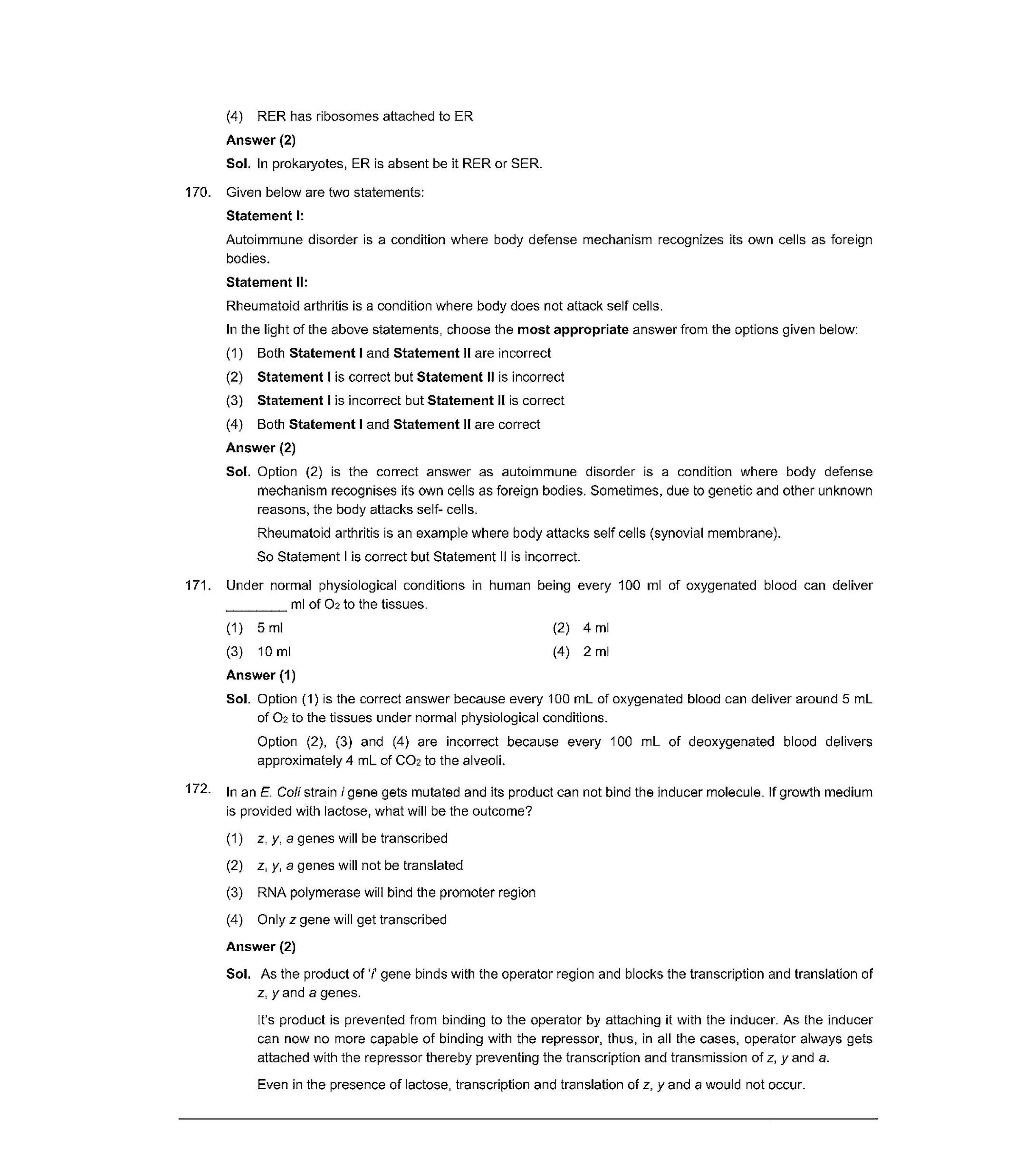 NEET T3 2021 Question Paper - Page 61
