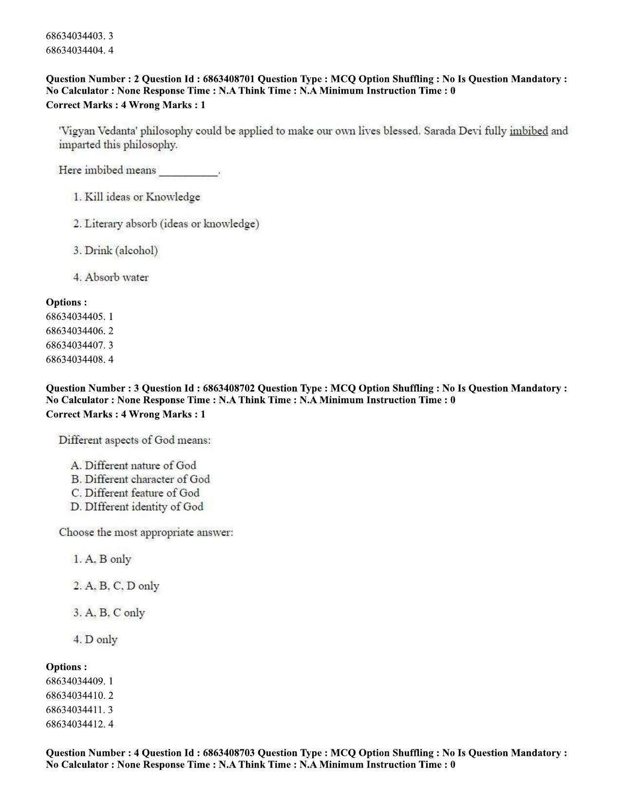 CUET PG 2023: LAQP33 – Punjabi (Eng.)-shift 2 (07-06-2023) Question Paper - Page 3