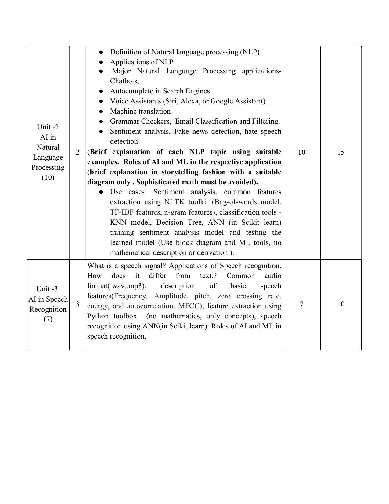 WBCHSE Class 11 & 12 Syllabus for Applied Artificial Intelligence(APAI) (SET III) - Page 9