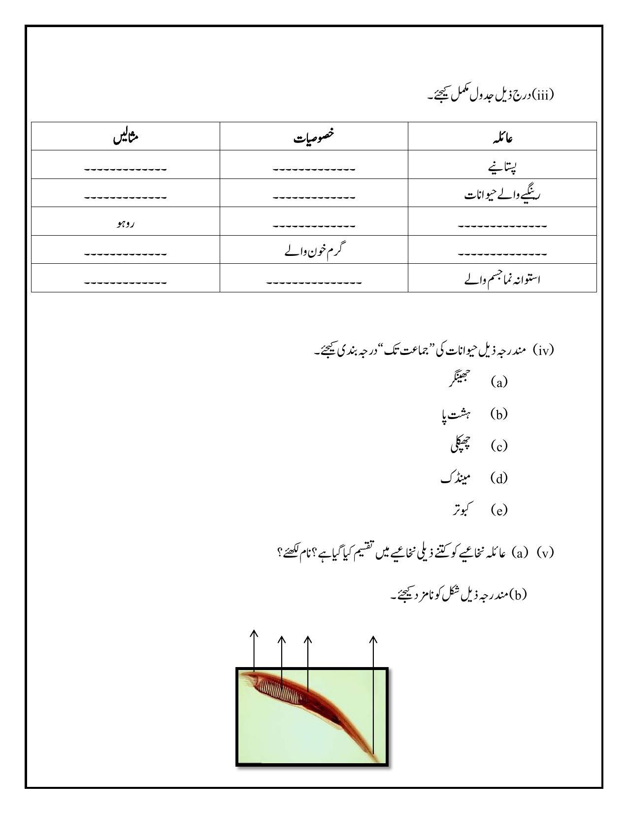 Maharashtra Board Class 10 Science II Sample Paper (Urdu Medium) - Page 26