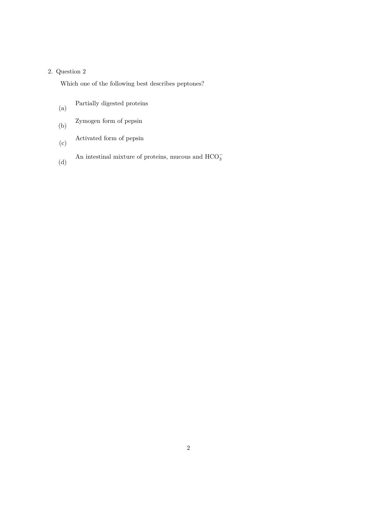 IISER Aptitude Test 2023 English Question Paper - Page 2